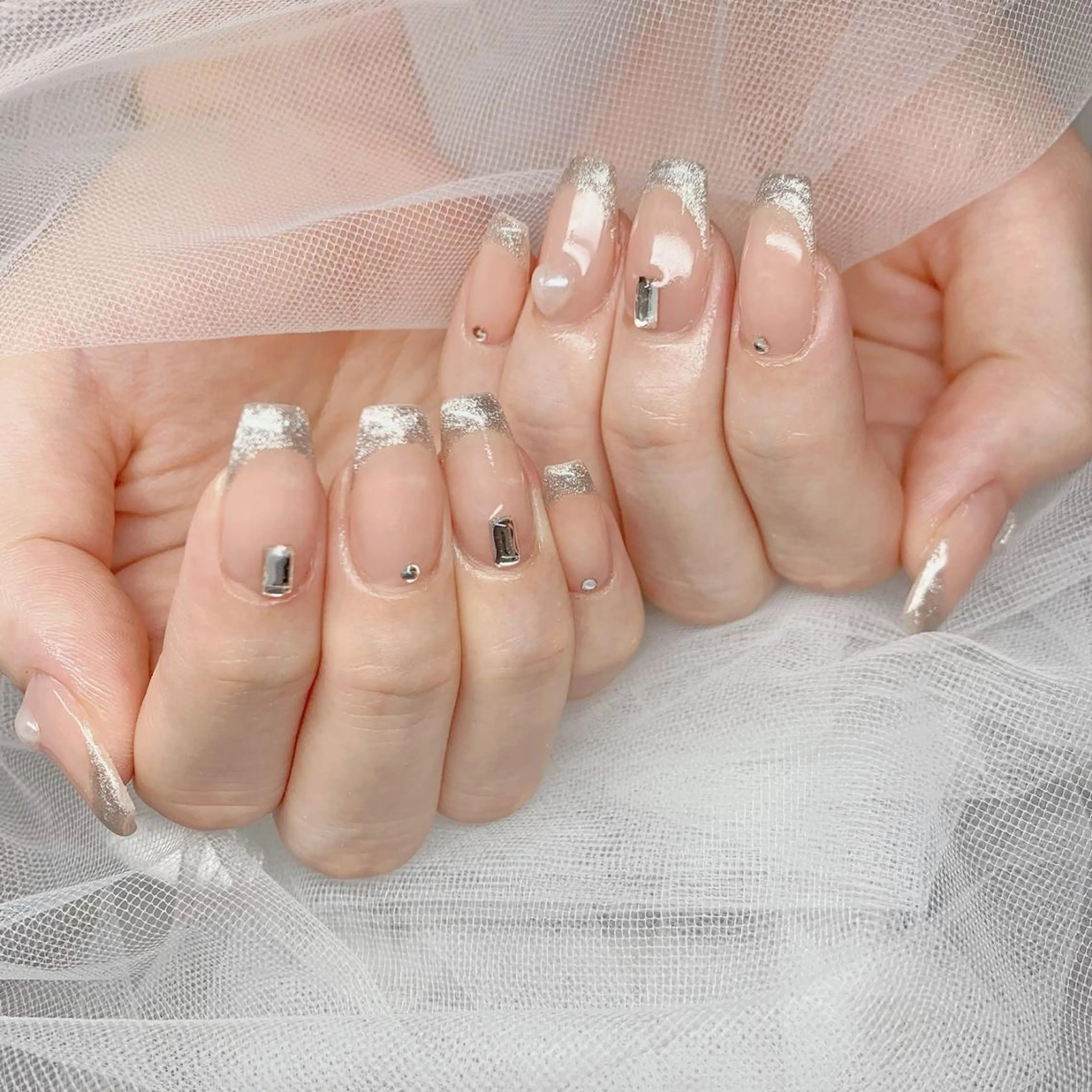 【4/9、4/11ご来店限定】ハンド💅🏻 〈オフ込み〉 120分コース🩵の写真