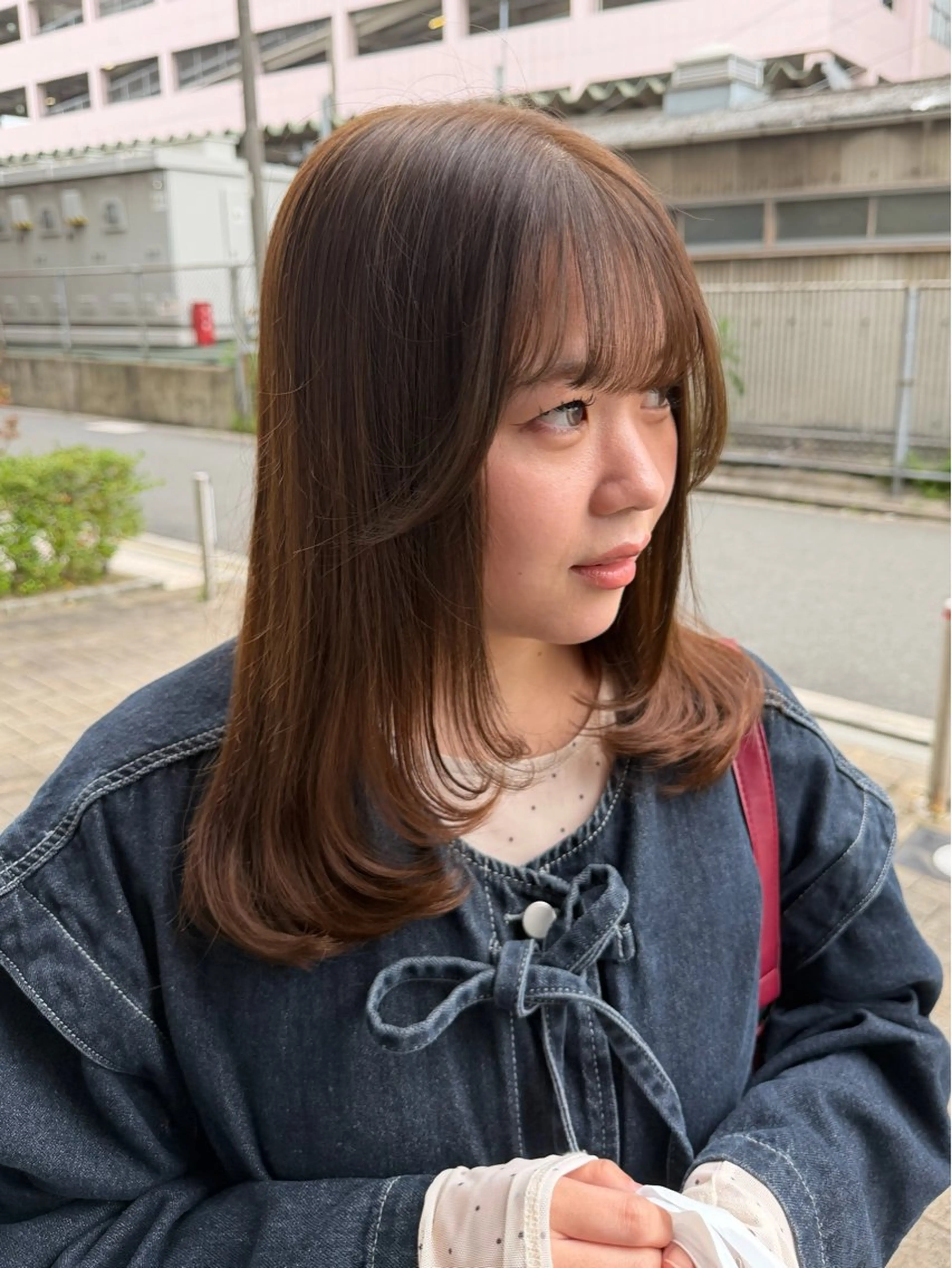 ミディアム レイヤーカット カット ヘアカラー Karin trスタイリスト🥀のヘアスタイル