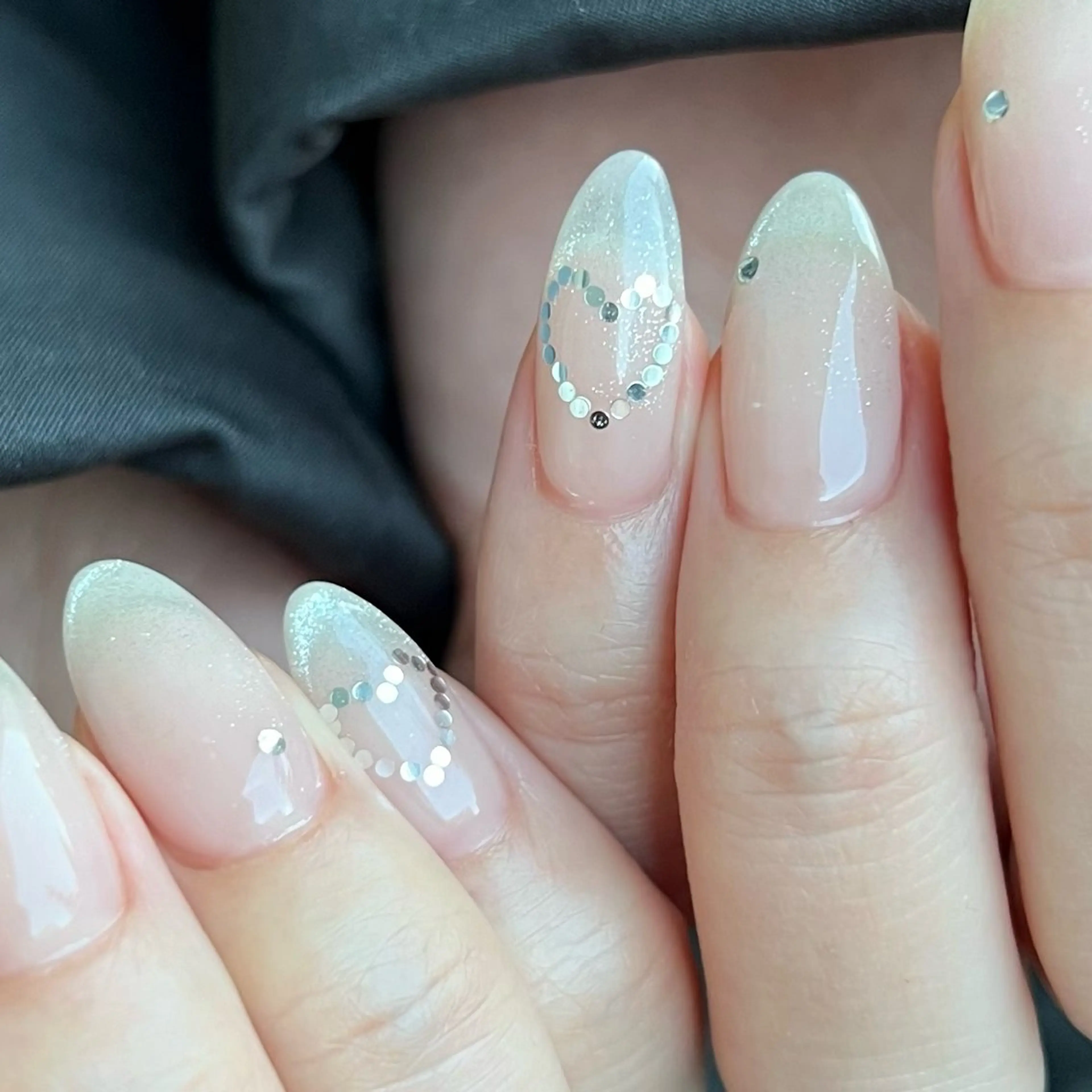 ネイル ハート マグネットネイル kuga amiのネイルデザイン