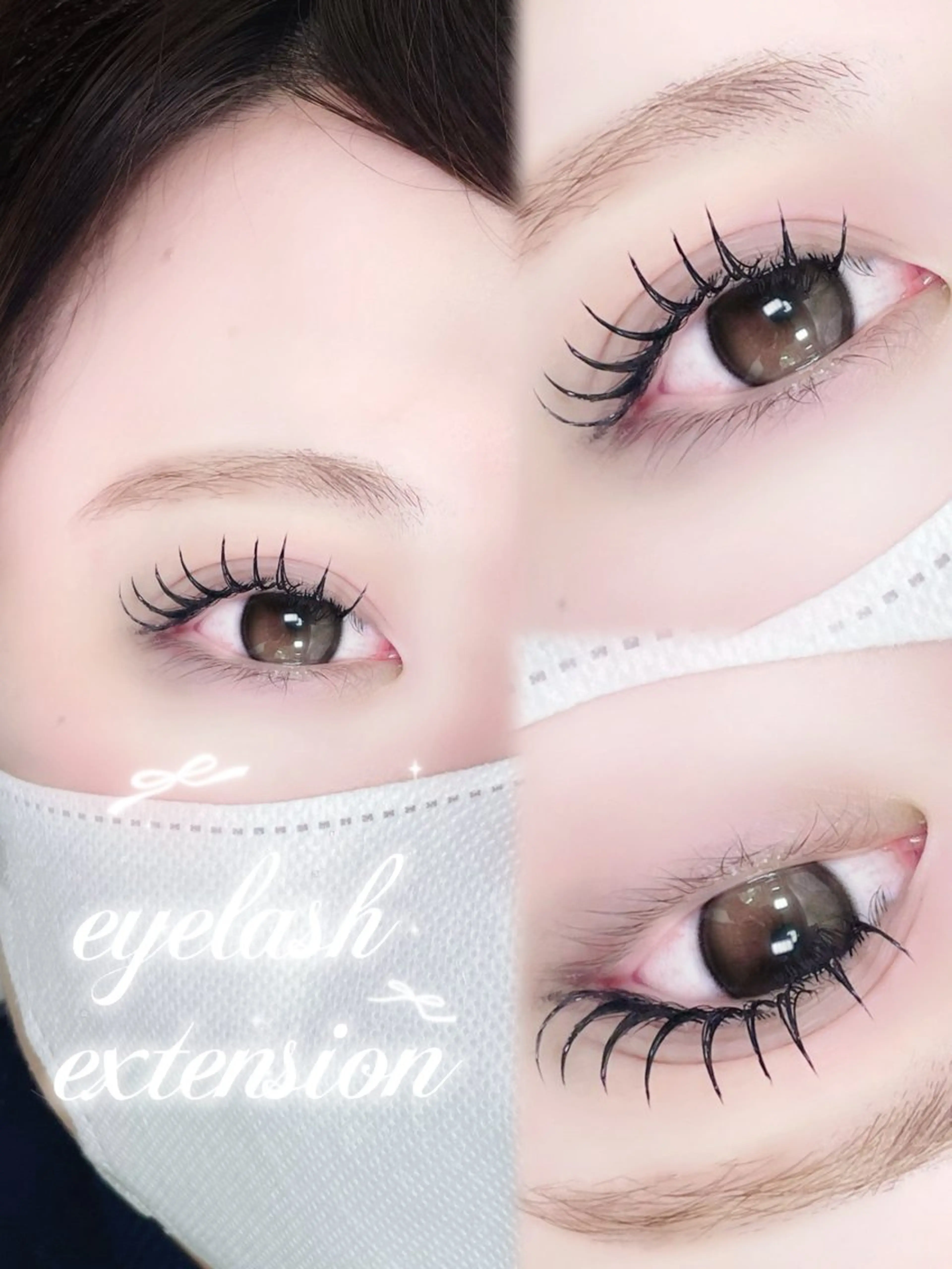 マツエク・マツパ マツエク 大阪梅田 SAKI 韓国風束感まつ毛のマツエク・マツパデザイン