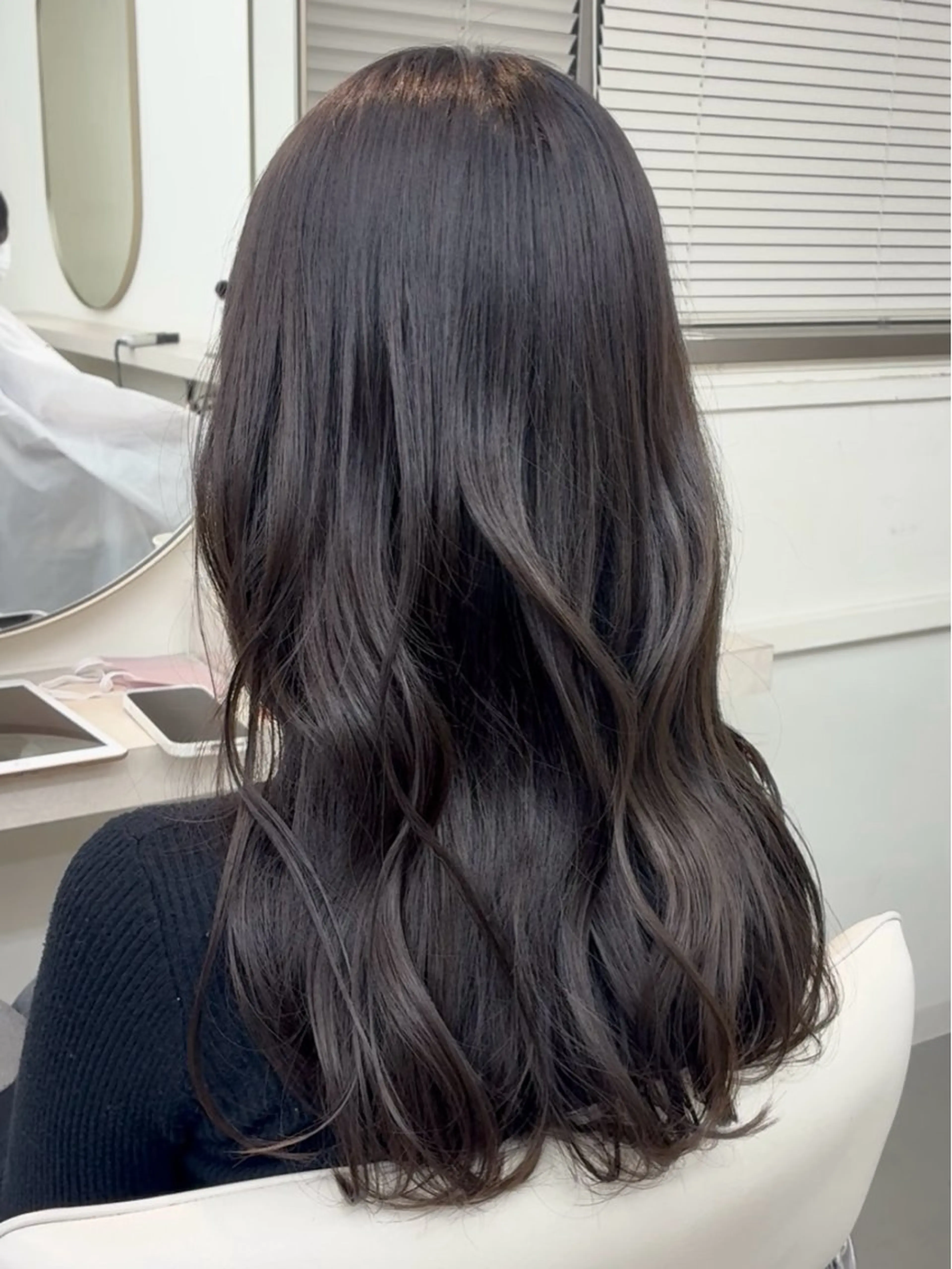 セミロング カラー 透明感カラー 名駅/透明感カラー/ 艶髪/hinanoのヘアスタイル
