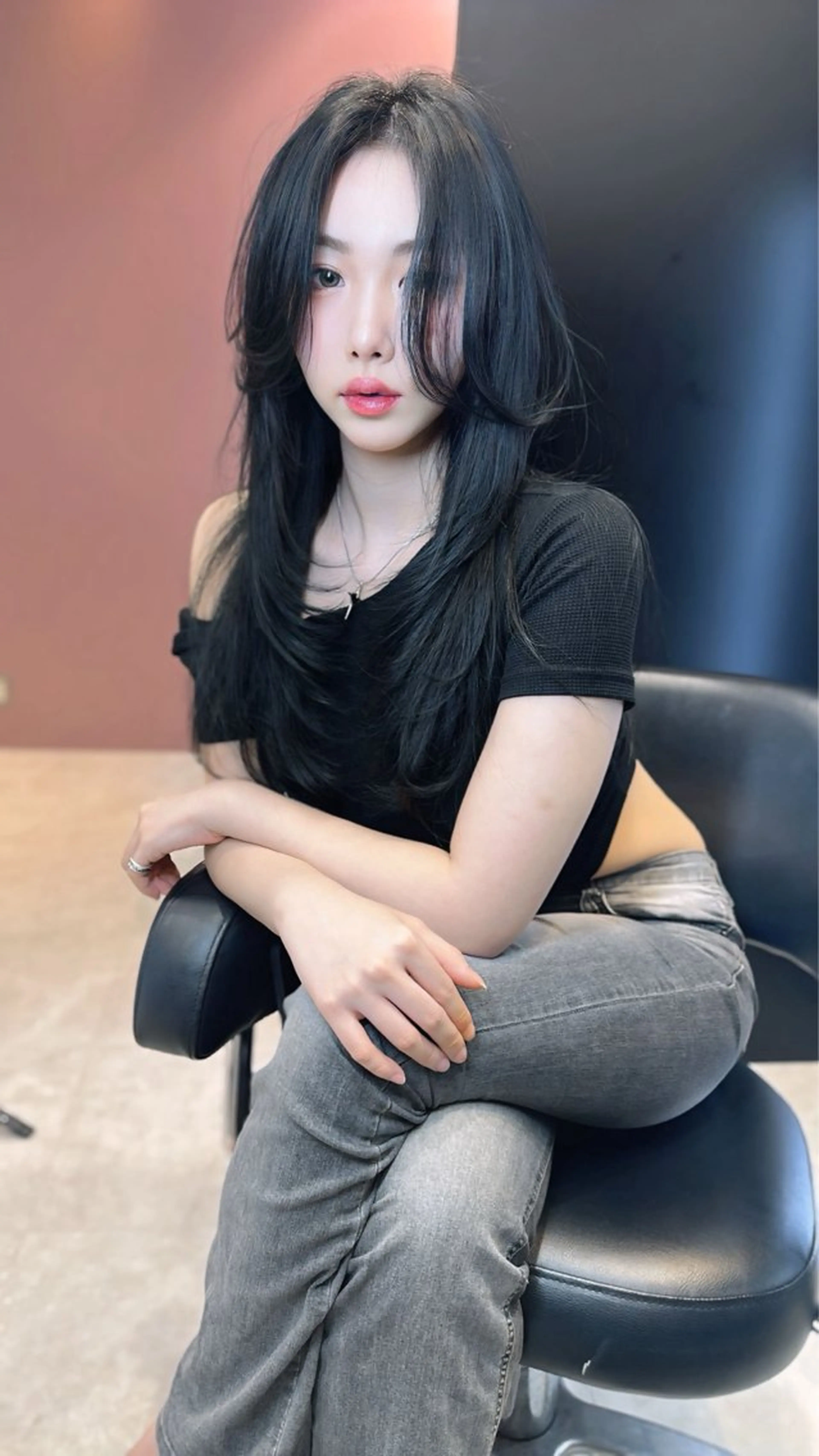 ロング 中韓🇨🇳🇰🇷 🤍TAKAHIROのヘアスタイル