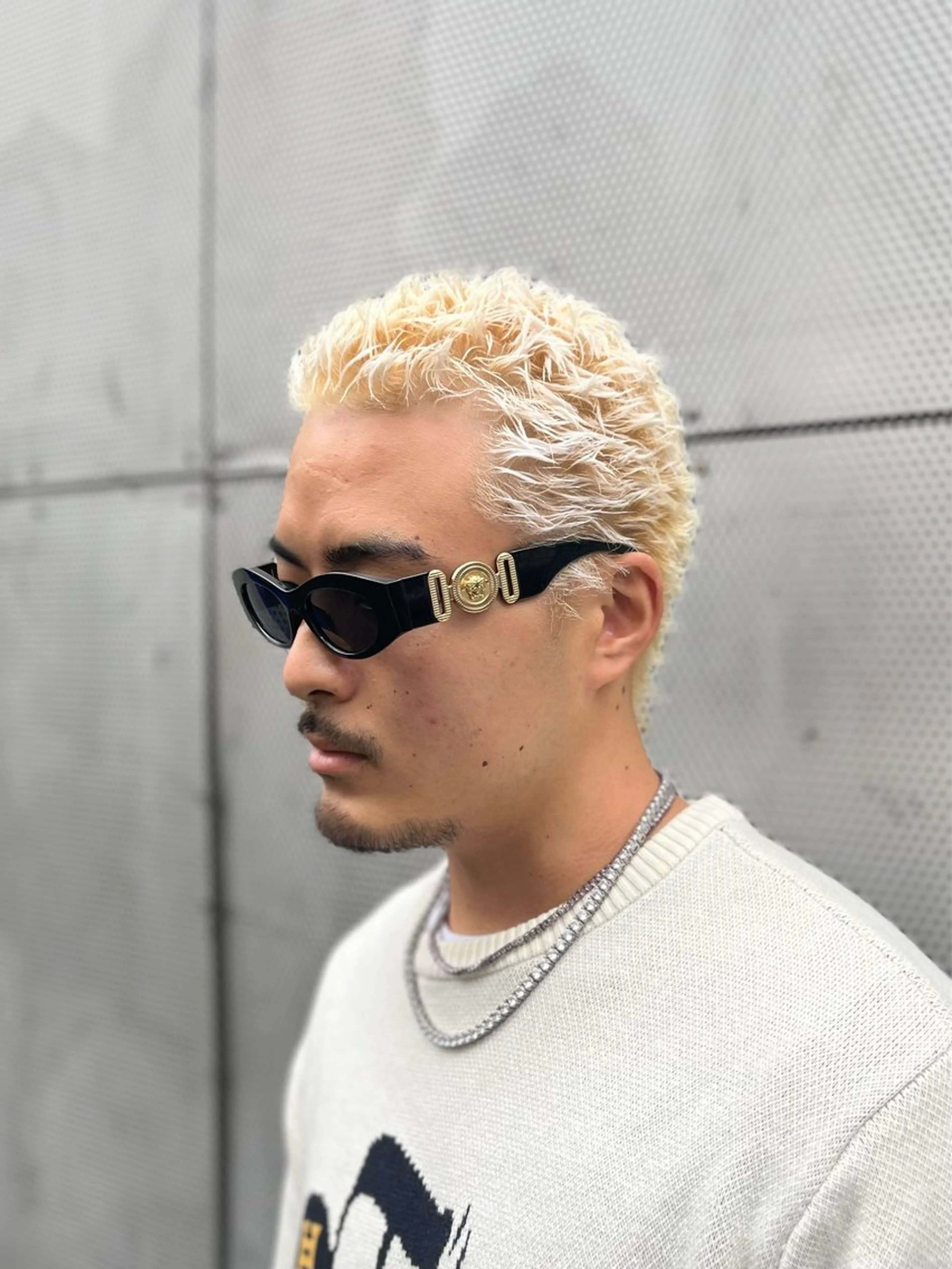 💈イージーパーマ💈【メンズ限定】カット＋ブリーチ＋イージーパーマ✨（イージーパンク、イージードリル）の写真