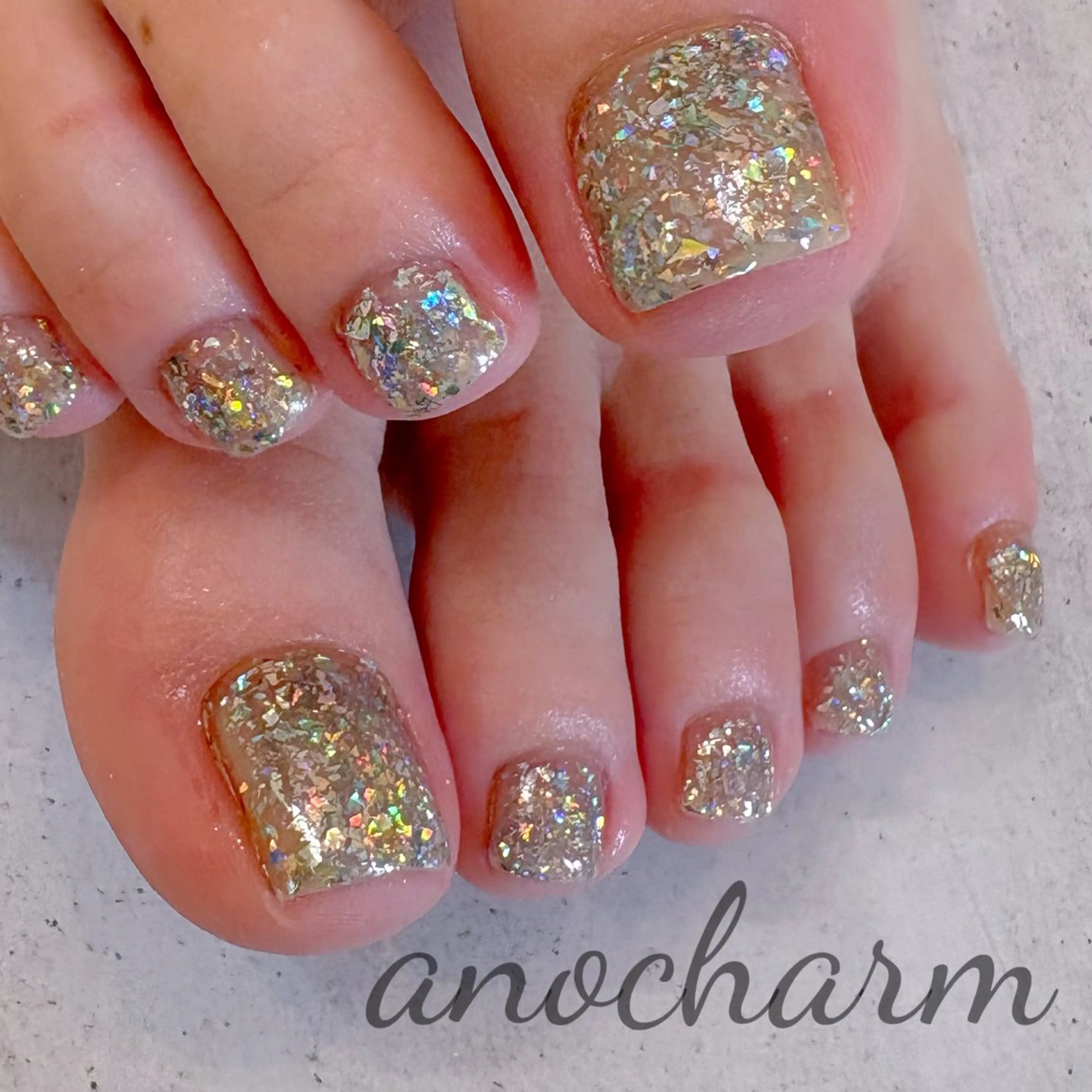 ネイル フットネイル anocharm❄️ Misatoのネイルデザイン