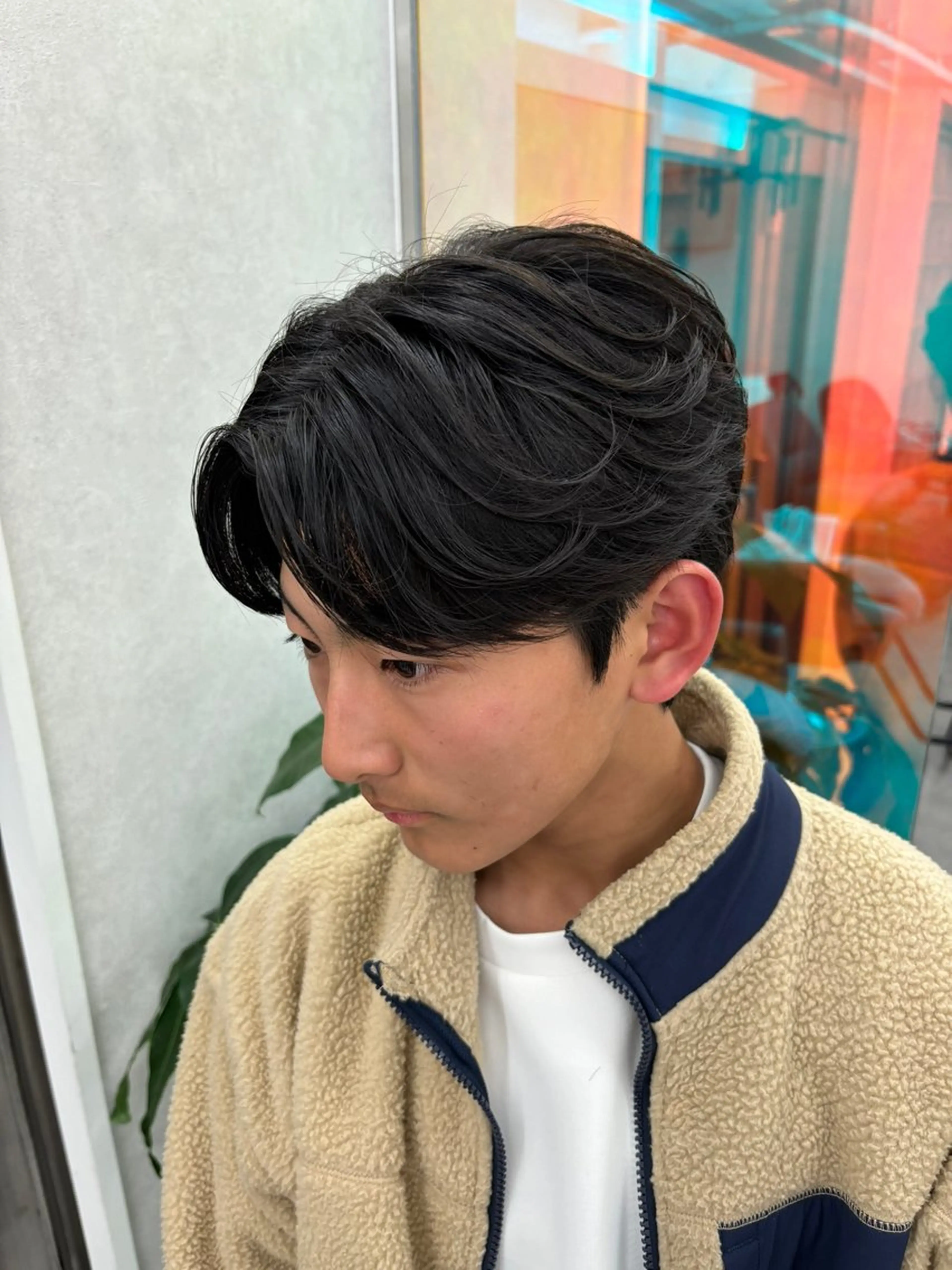 ショート カット 縮毛矯正 ✨️センターパート/ 曲がる縮毛矯正✨️のヘアスタイル