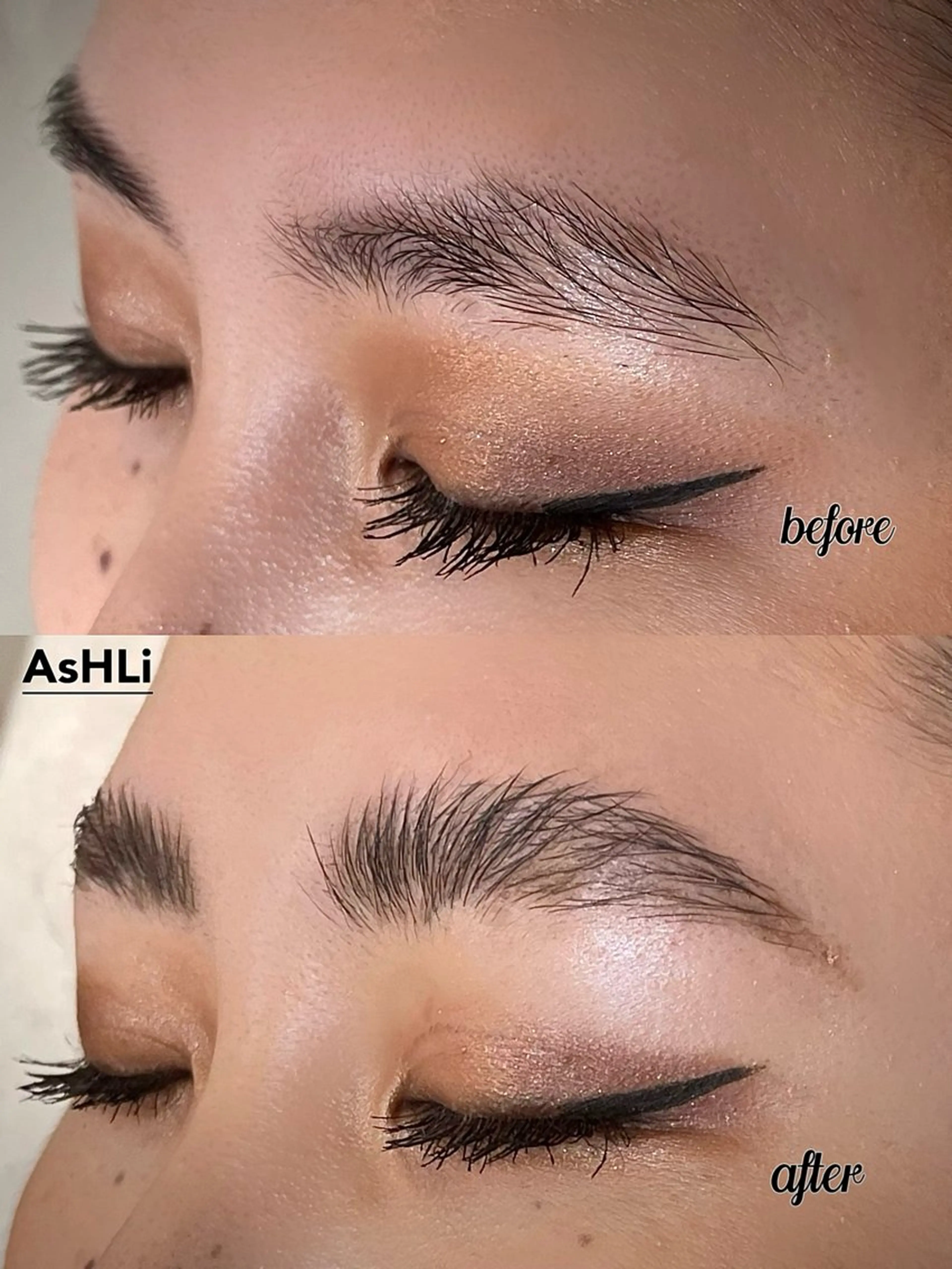 アイブロウ ハリウッドブロウリフト AsHLi 南青山のエステ・リラクイメージ