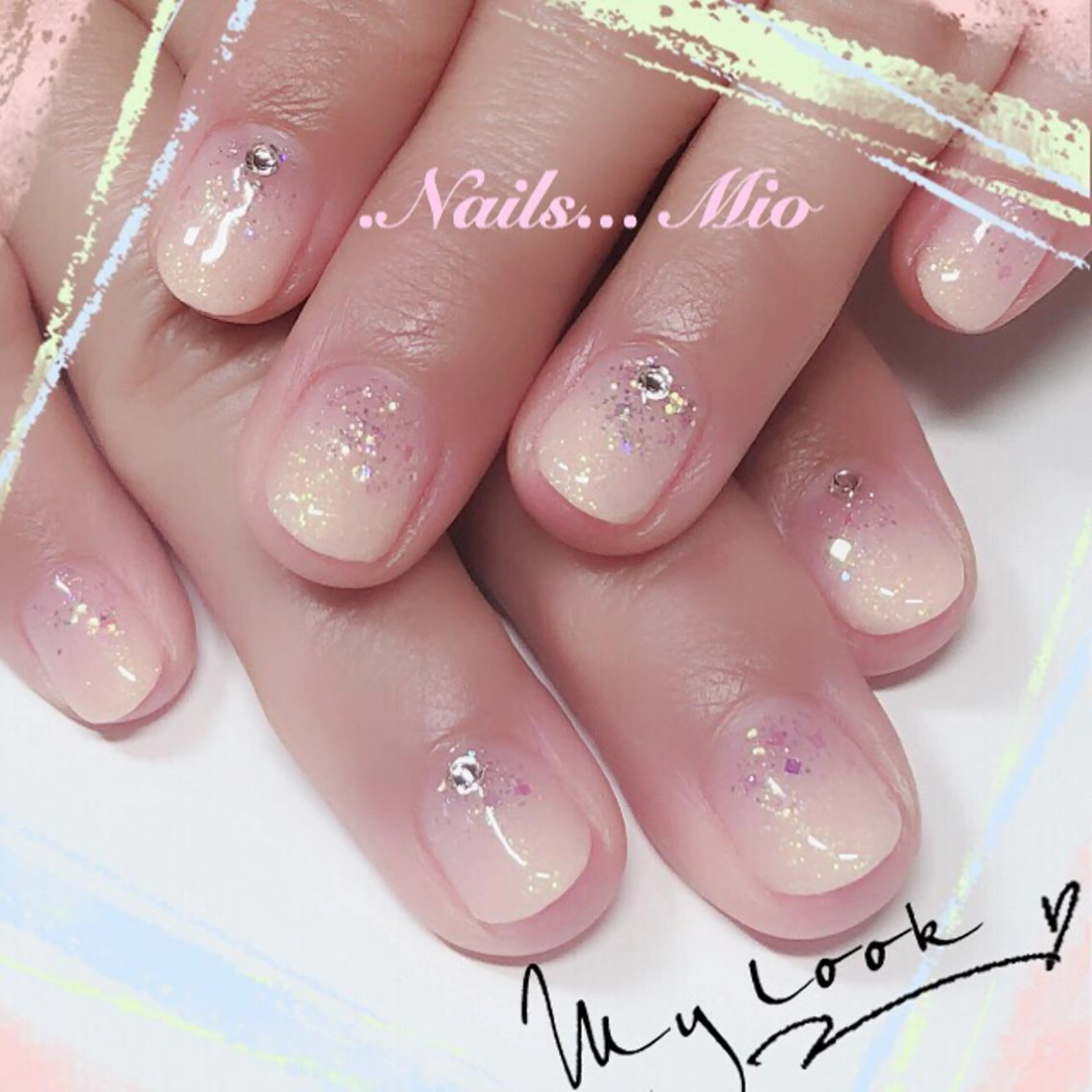 ネイル グラデーション .Nails Mio 赤羽西ネイルサロンのネイルデザイン
