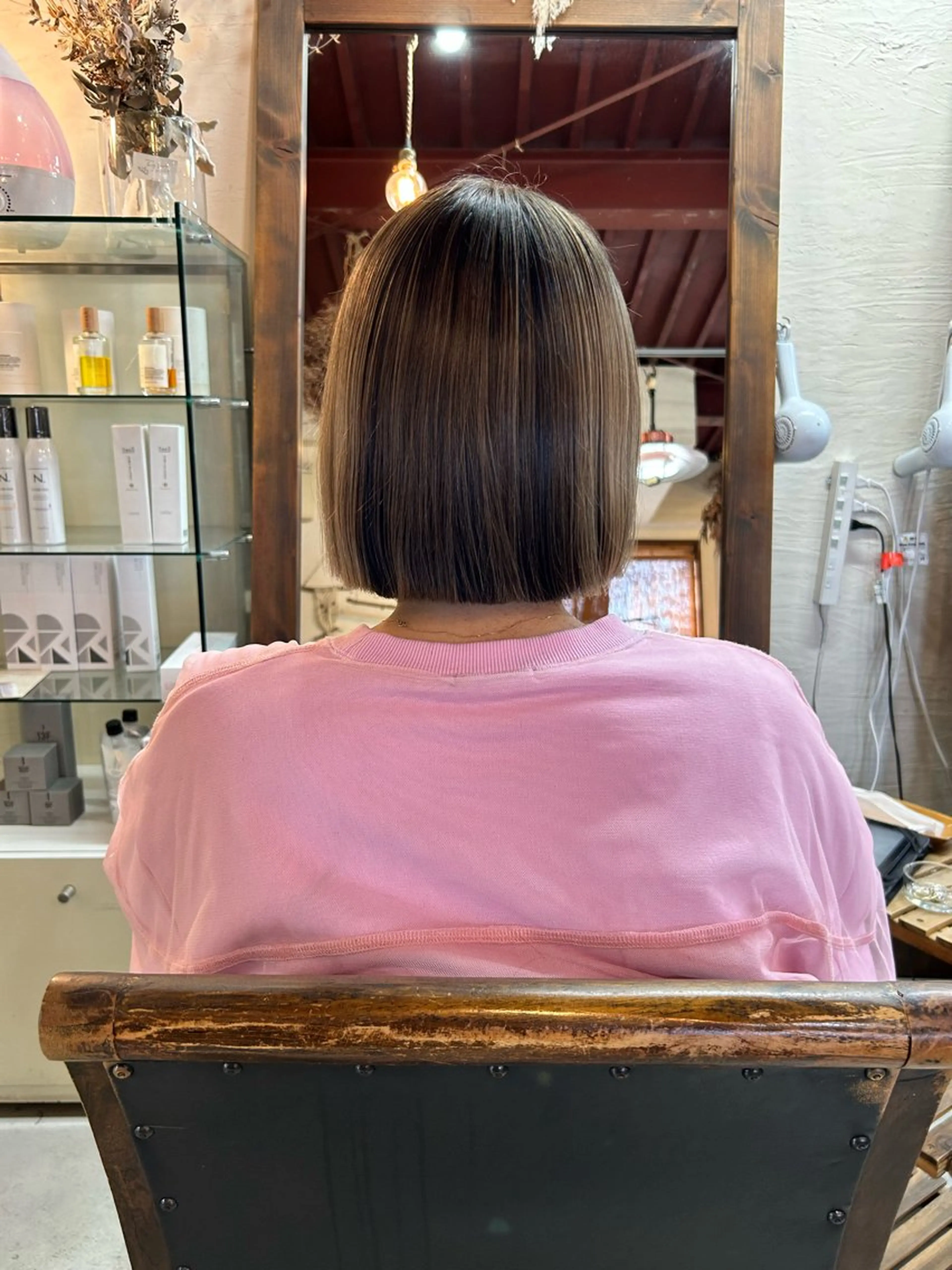 ショート 切りっぱなしボブ ボブ minami 🐣のヘアスタイル