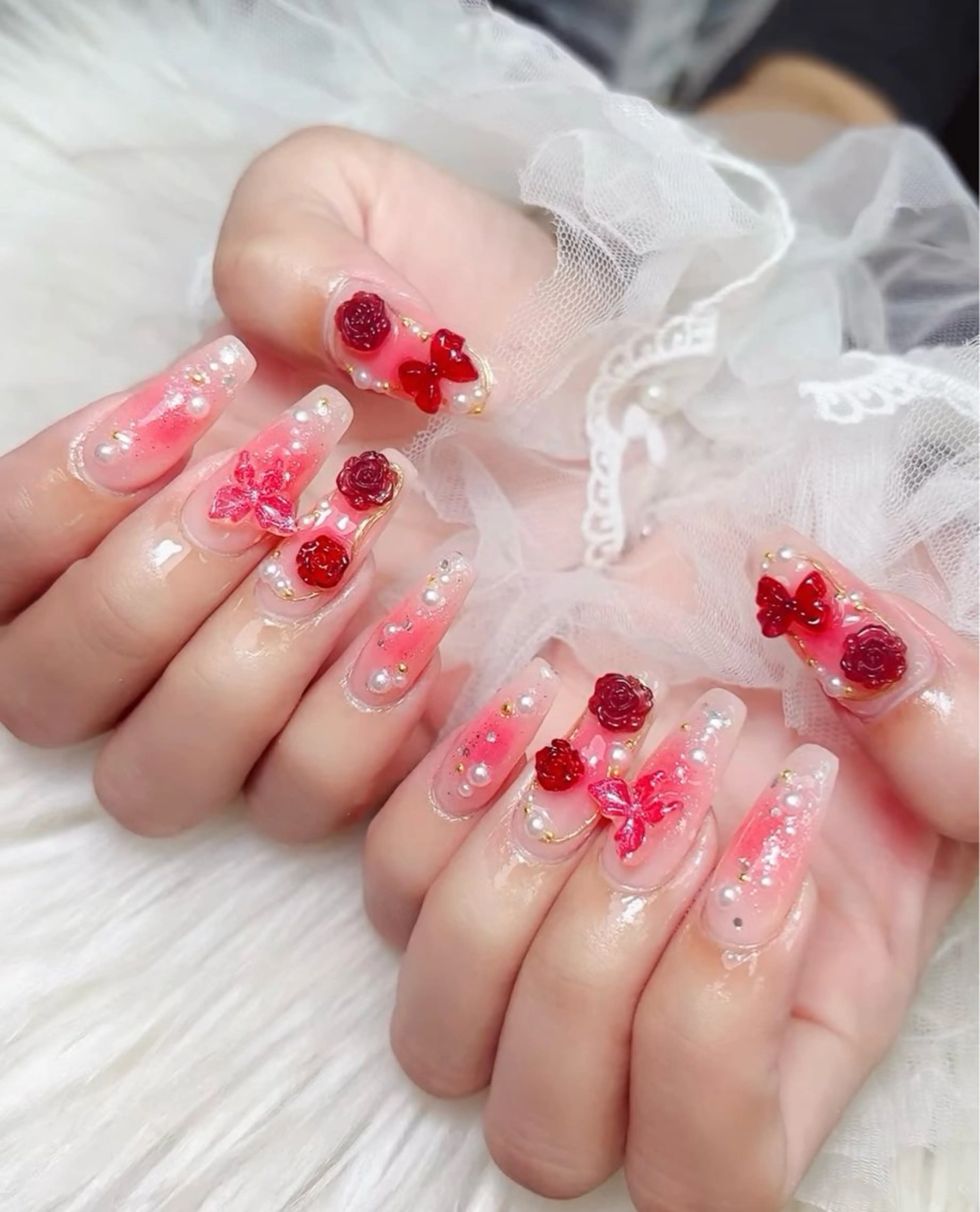 ネイル ジェルネイル 持ち込み パラジェル ハンドネイル ハンドケア Hara Nail 【パラジェル使用】のネイルデザイン