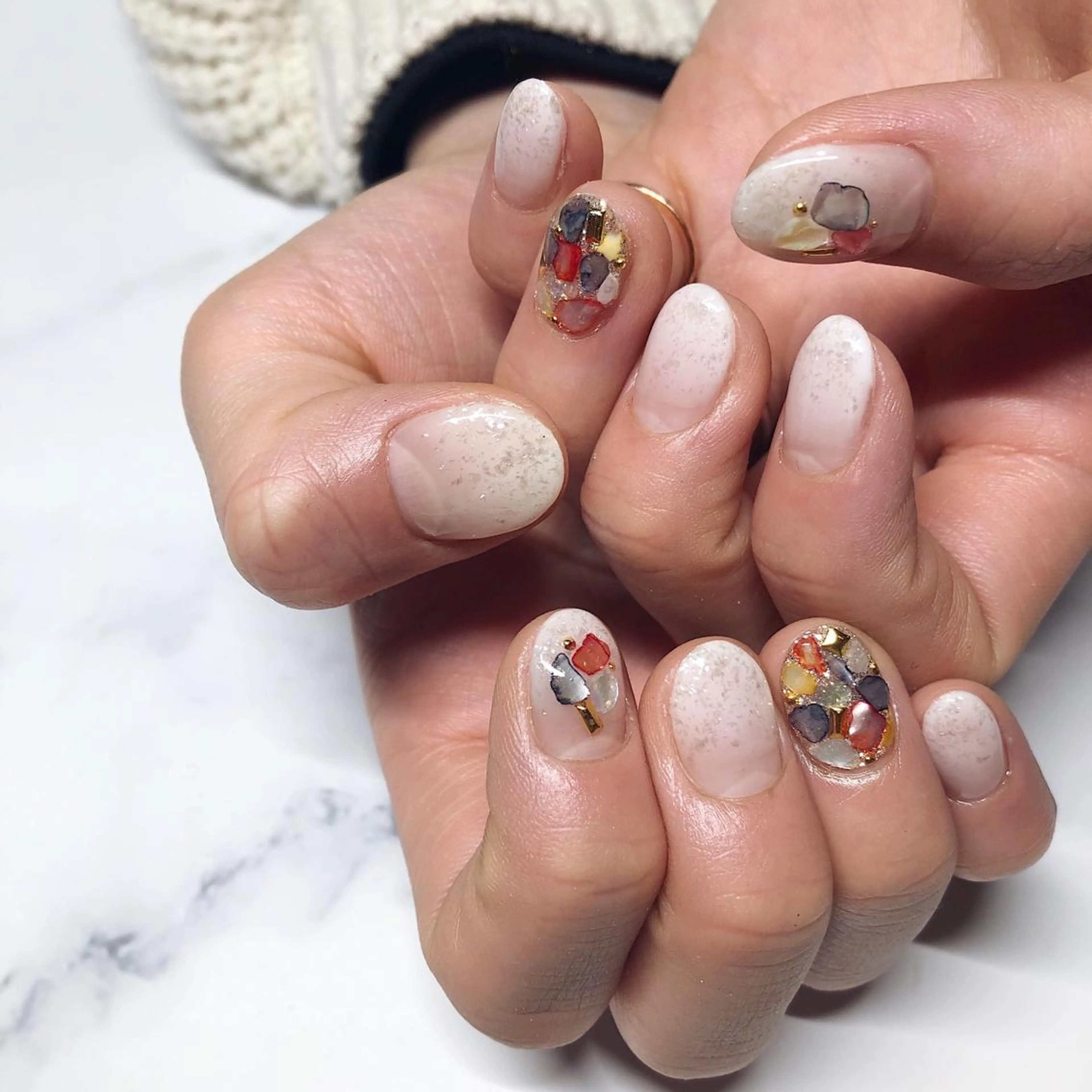 ネイル ハンドネイル 🌞💜 KAORI 🌴のネイルデザイン