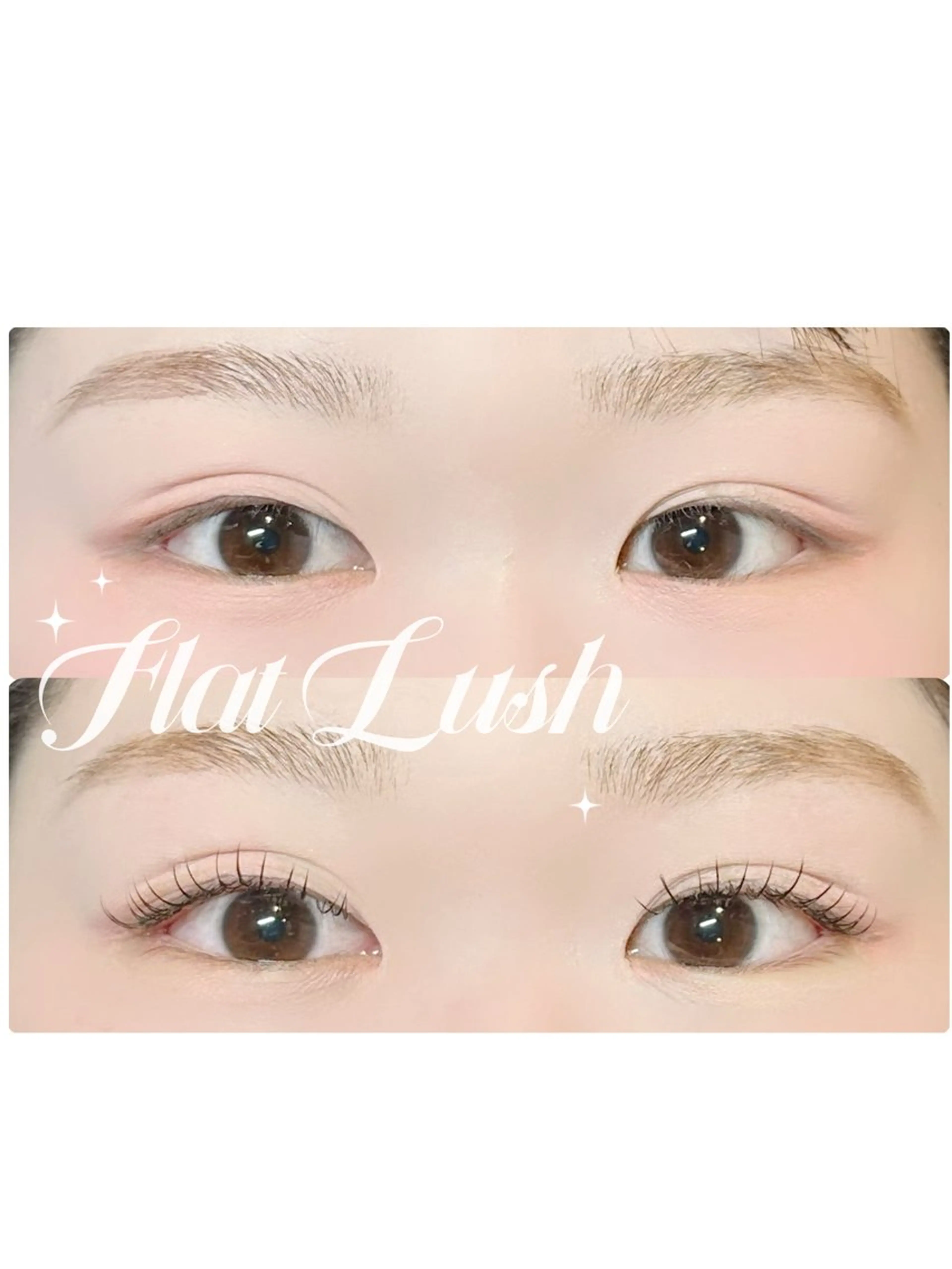 フラットラッシュ100本(オフなし)※注意事項を必ずお読みの上ご予約よろしくお願い致します。の写真