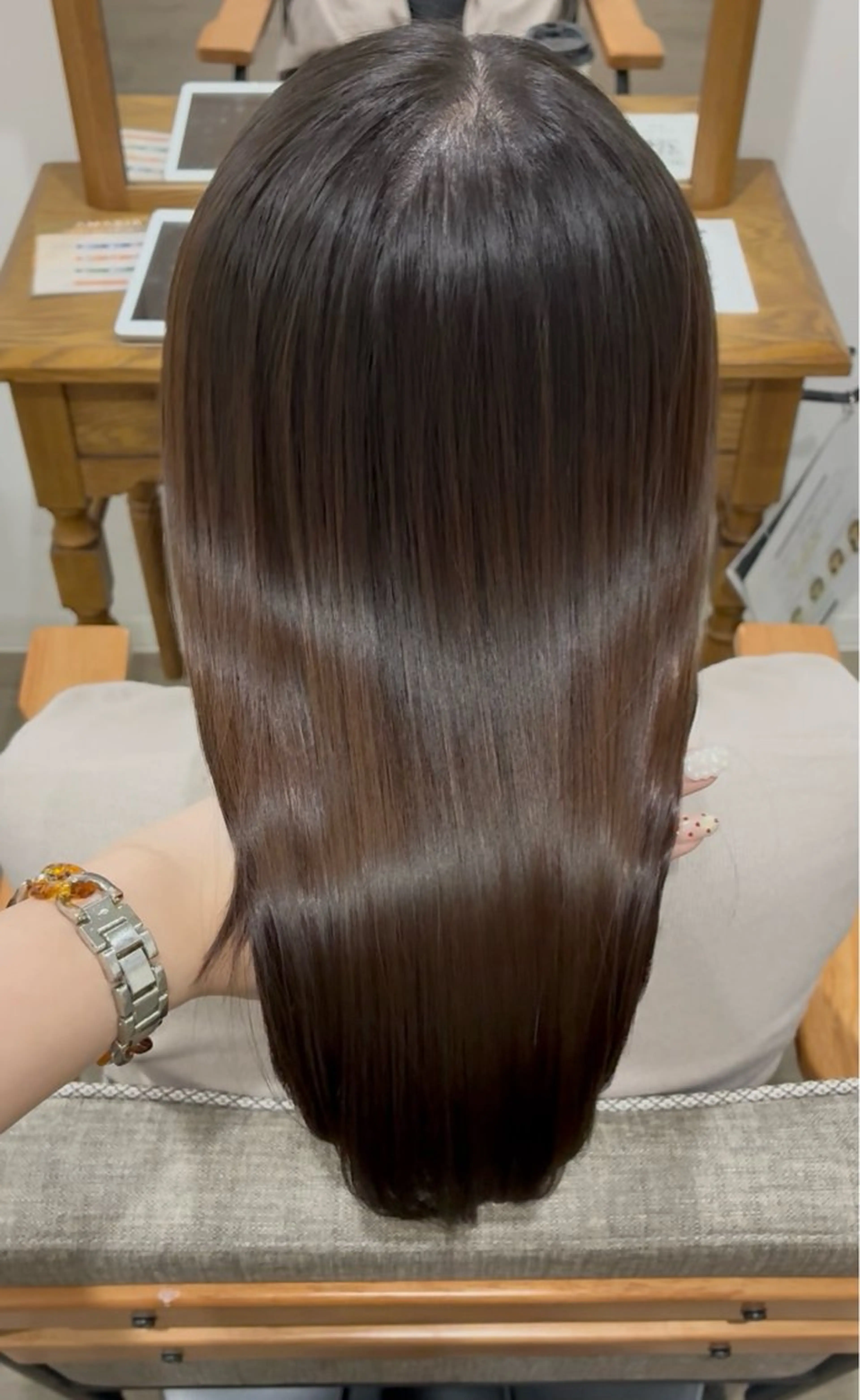 ロング 縮毛矯正 髪質改善/ボブ/梅田 runa_ニュアンスのヘアスタイル