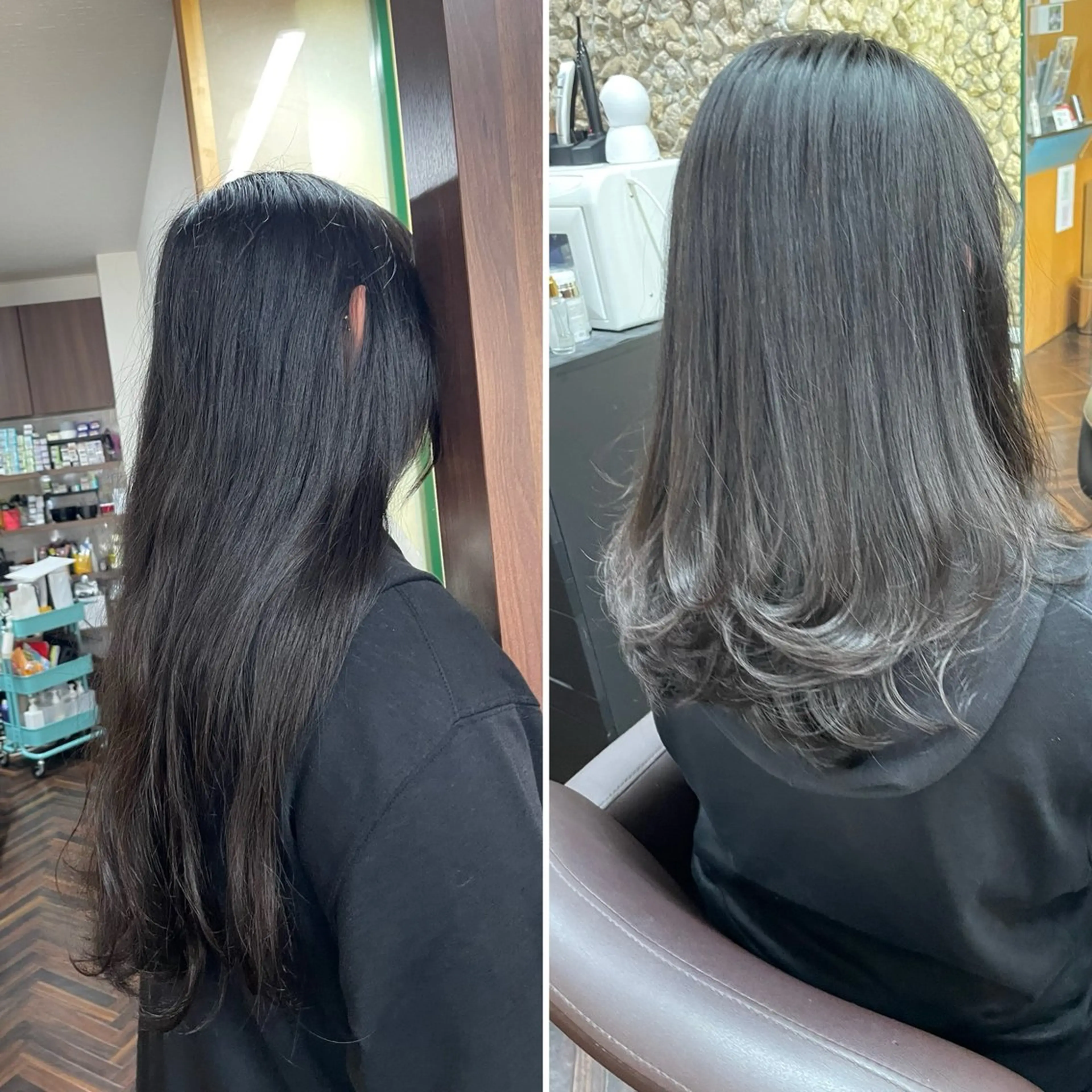 ロング katae sayoriのヘアスタイル