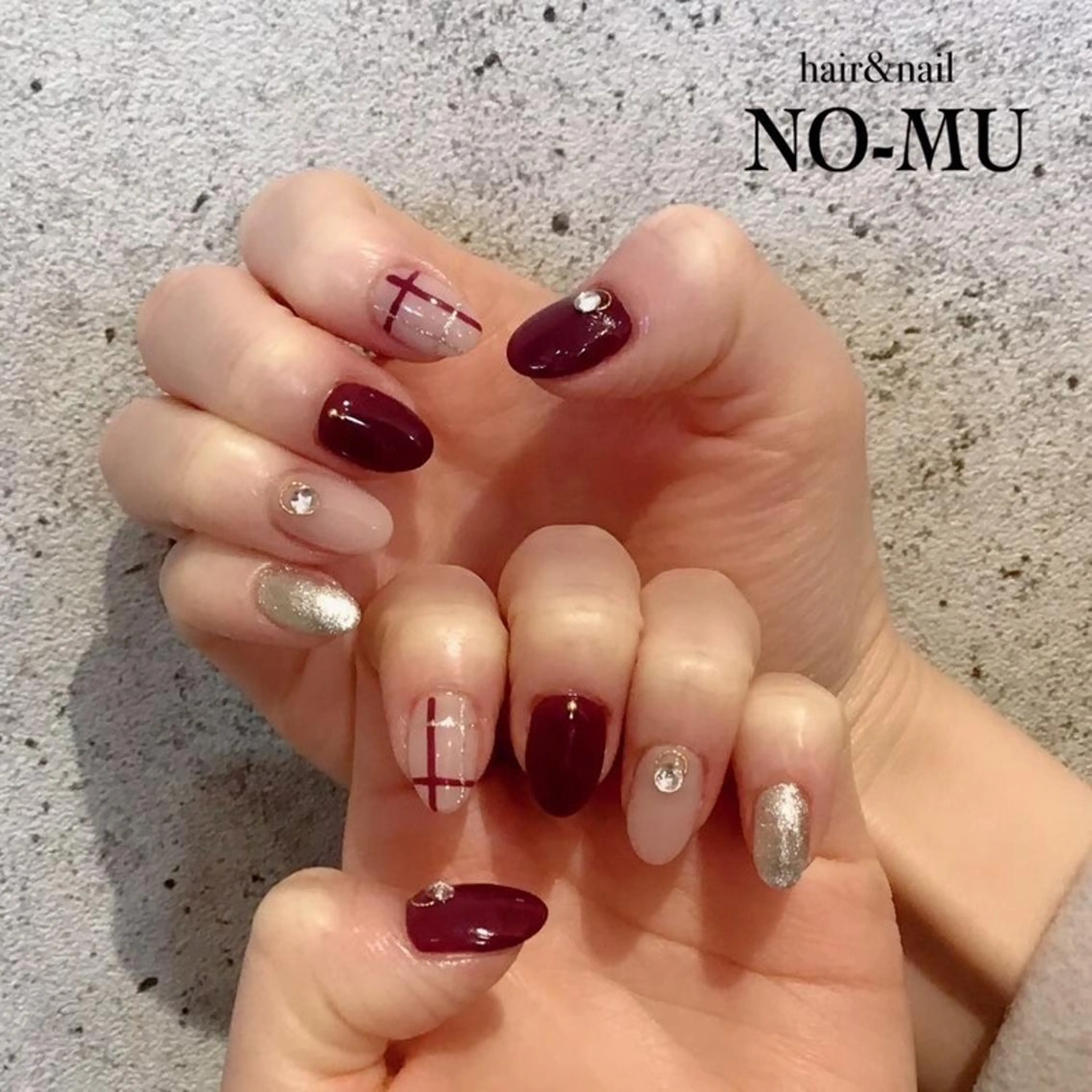 ネイル シンプルネイル ハンドネイル hair＆nail NO-MUのネイルデザイン