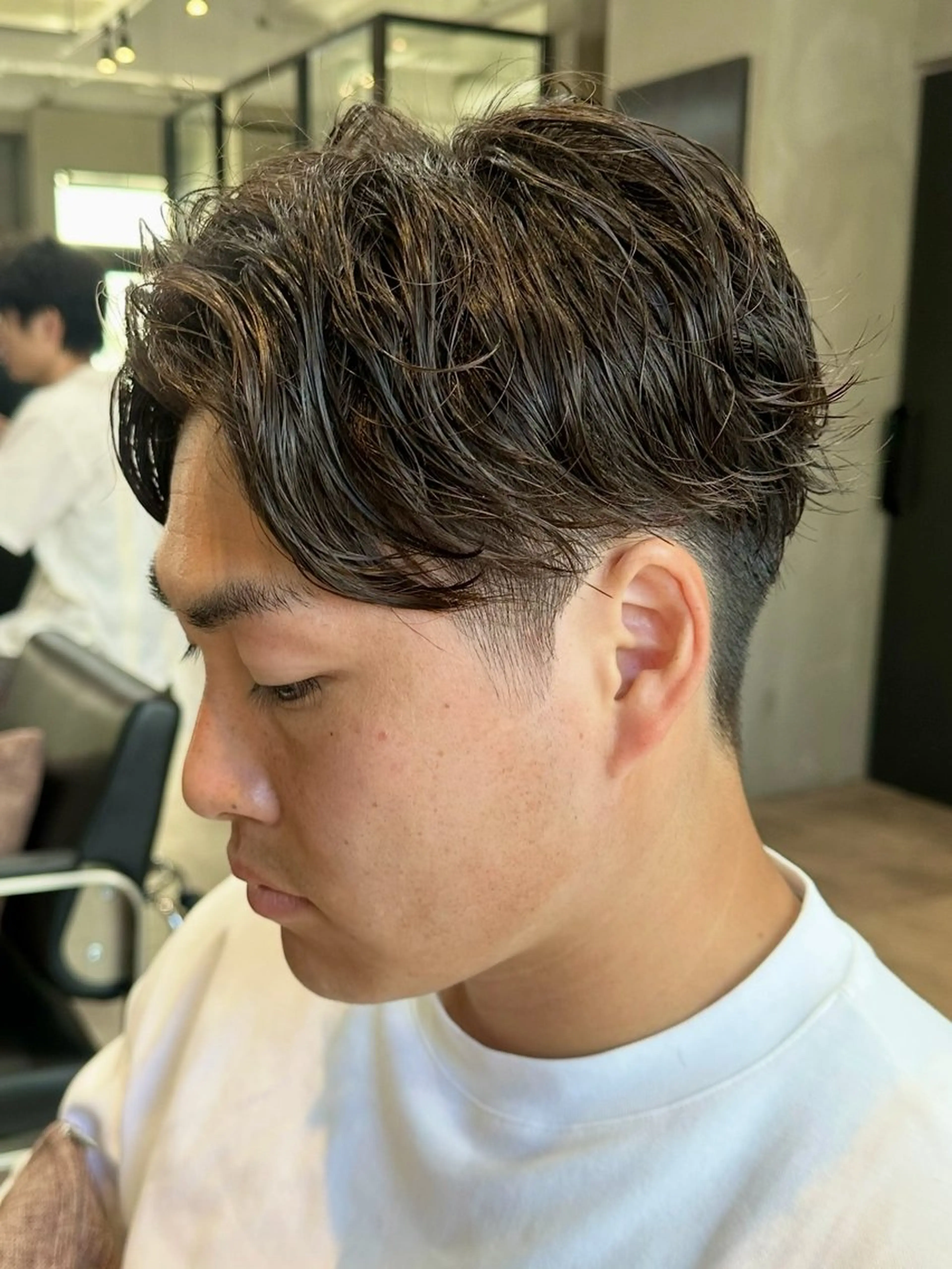 メンズカット+パーマ✂️🚹(動画撮影OKな方🙆🏻♀️、年齢不問🙆♂️)の写真