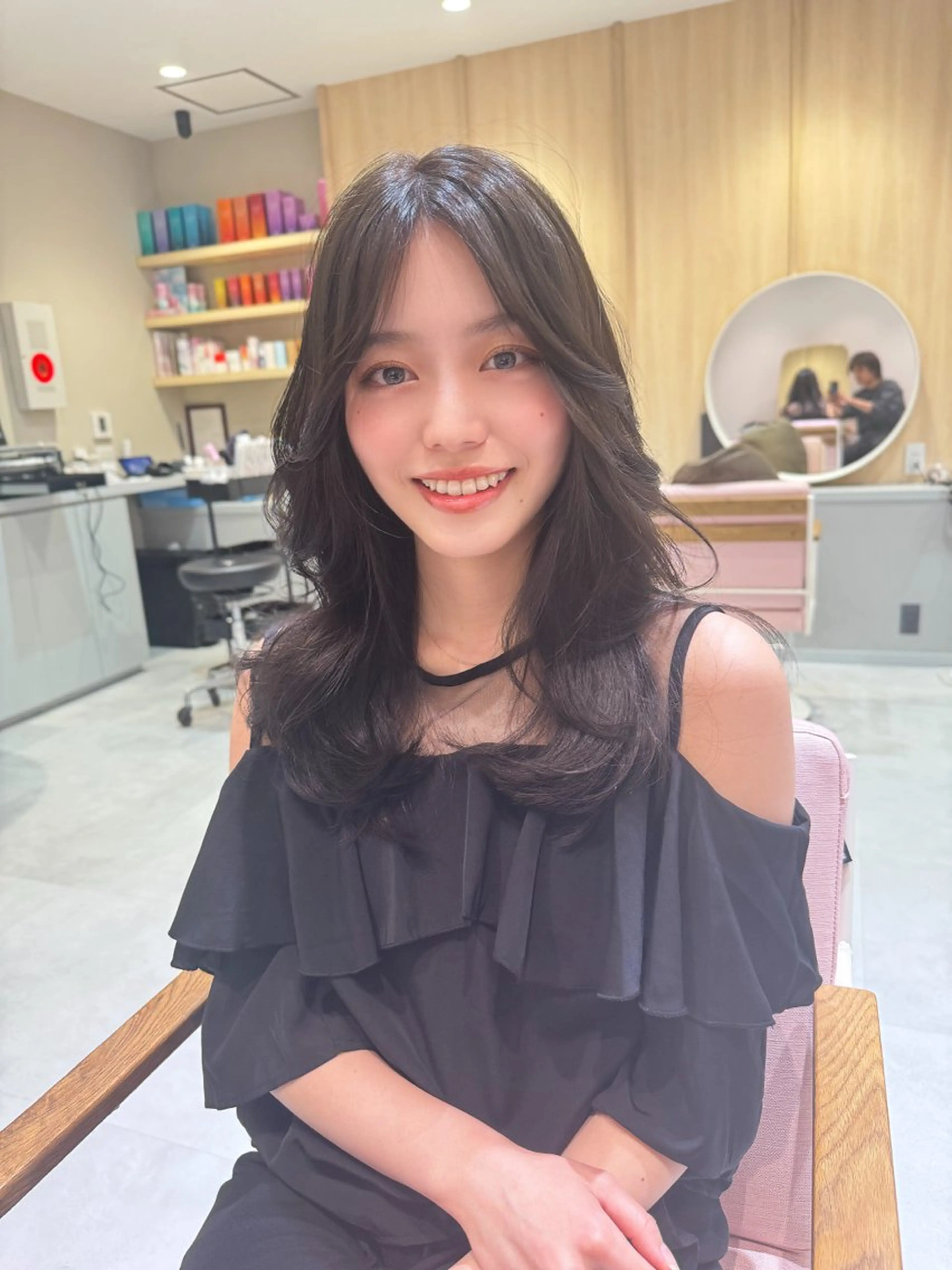 セミロング カラー カット ヘアカラー トリートメント ヘアセット ✂️似合わせの魔術師 石田一樹✂️のヘアスタイル