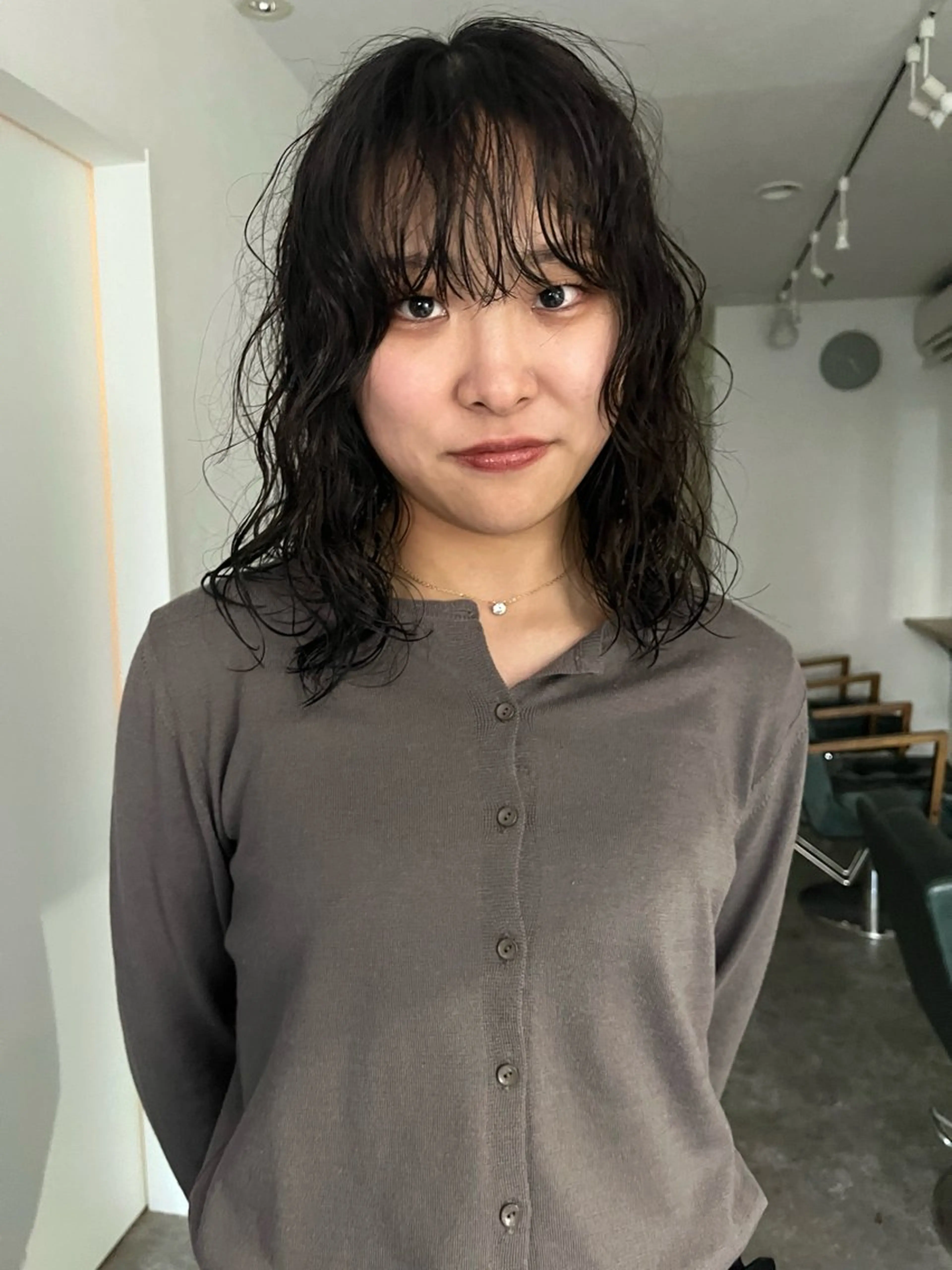 ミディアム パーマ ミディアムパーマ レイヤーカット 金井京介/レイヤー /パーマのヘアスタイル