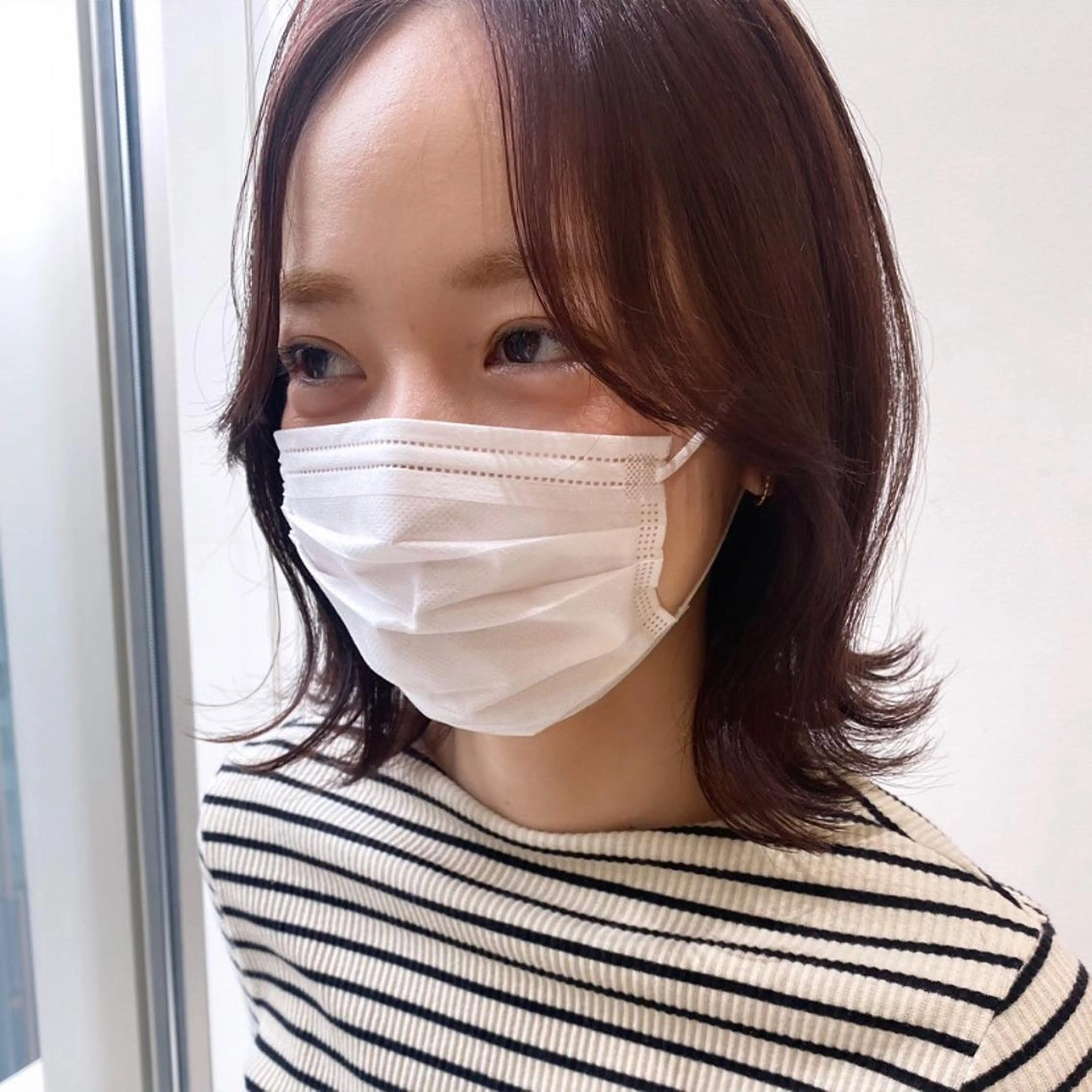 ミディアム ボブ 外ハネヘア カット ヘアカラー 韓国ヘア🇰🇷 トヨキトキコのその他イメージ