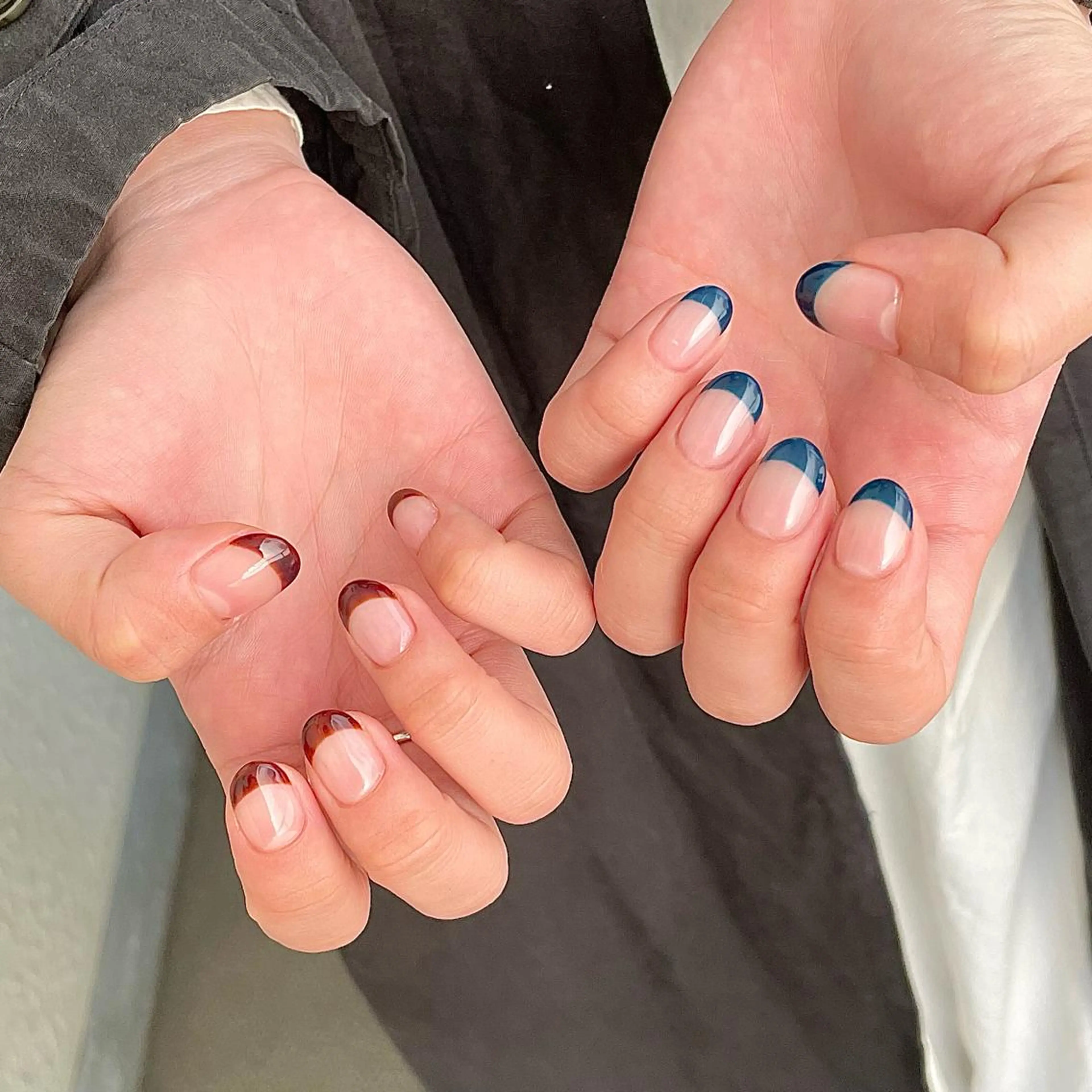 ネイル フレンチネイル ハンドネイル Nailsalon BLOOM🌷 山崎のネイルデザイン