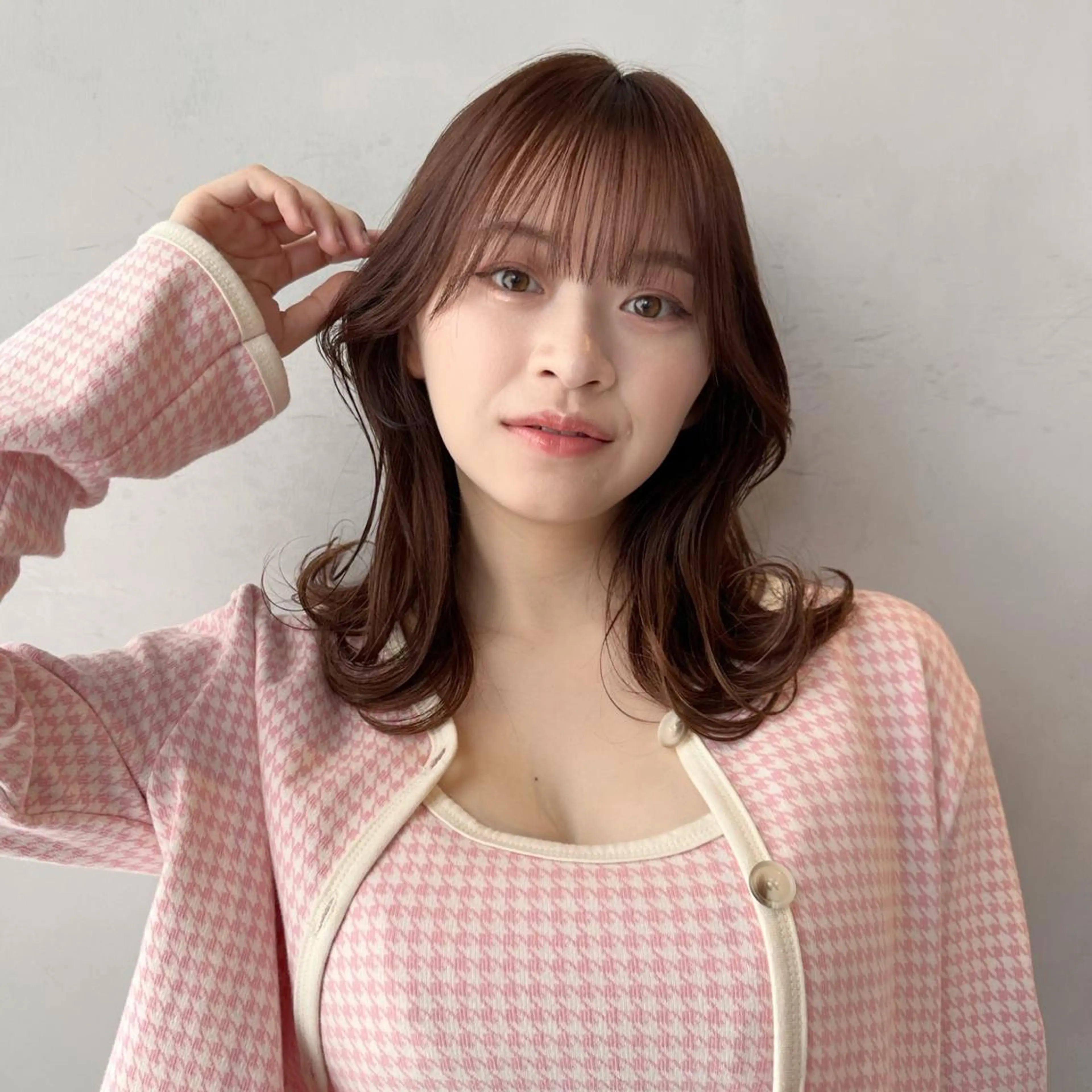 ミディアム 大人レイヤー×艶髪 小久保 春暁のヘアスタイル