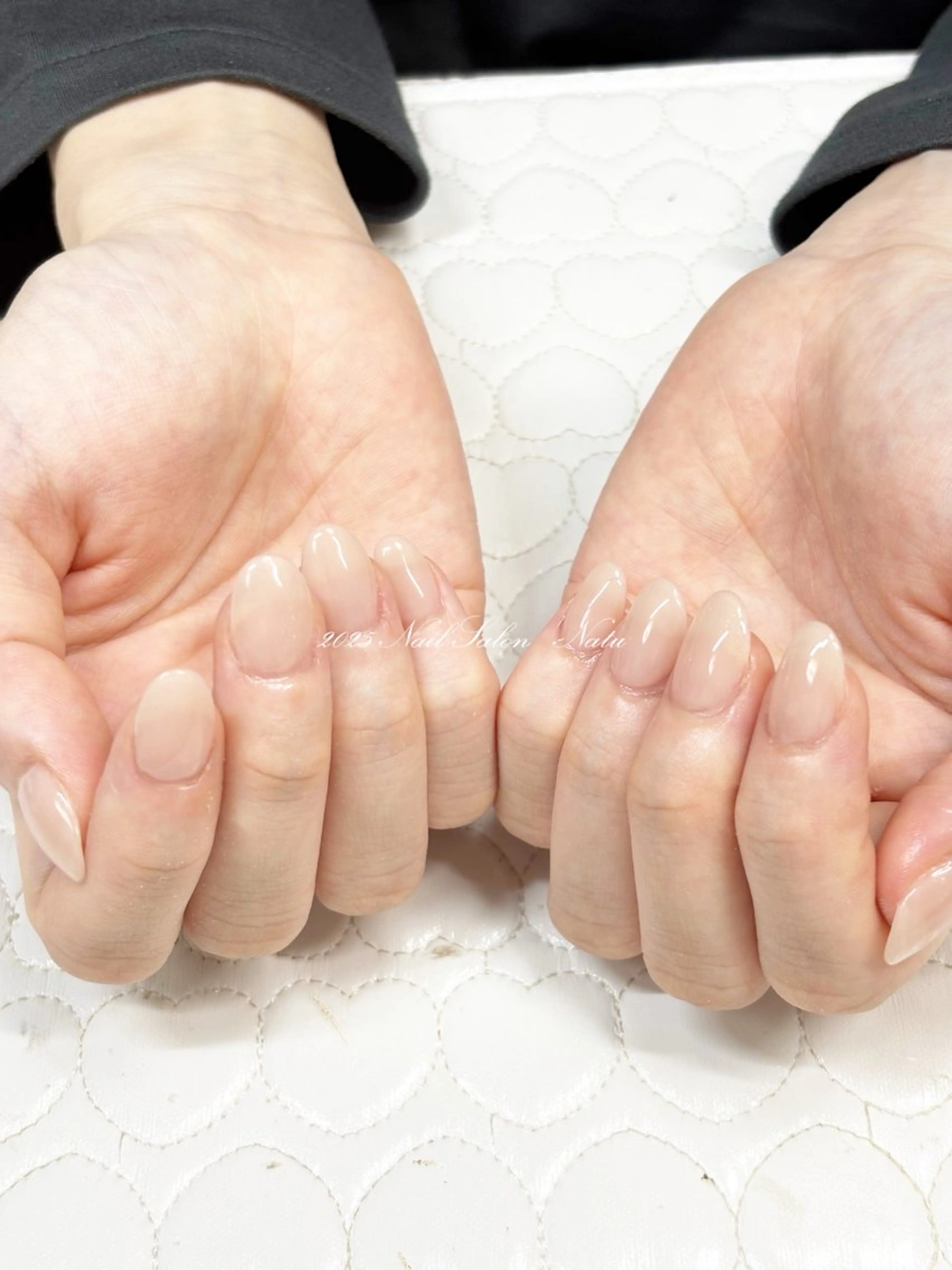 ネイル 長さ出し ショートネイル nailsalon Natuのネイルデザイン