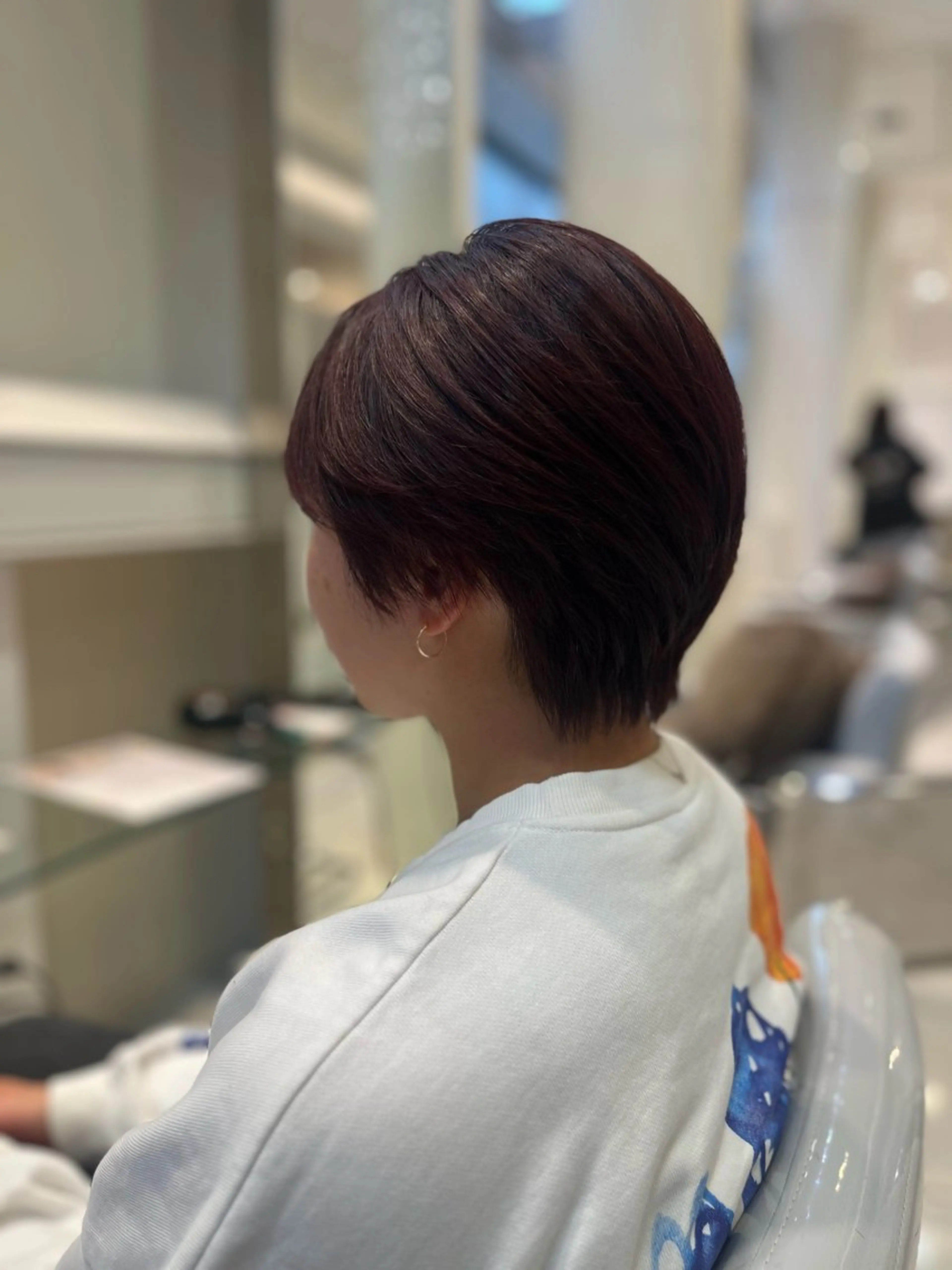 ショート カラー メンズ カット ヘアカラー Above /yoshimiのヘアスタイル