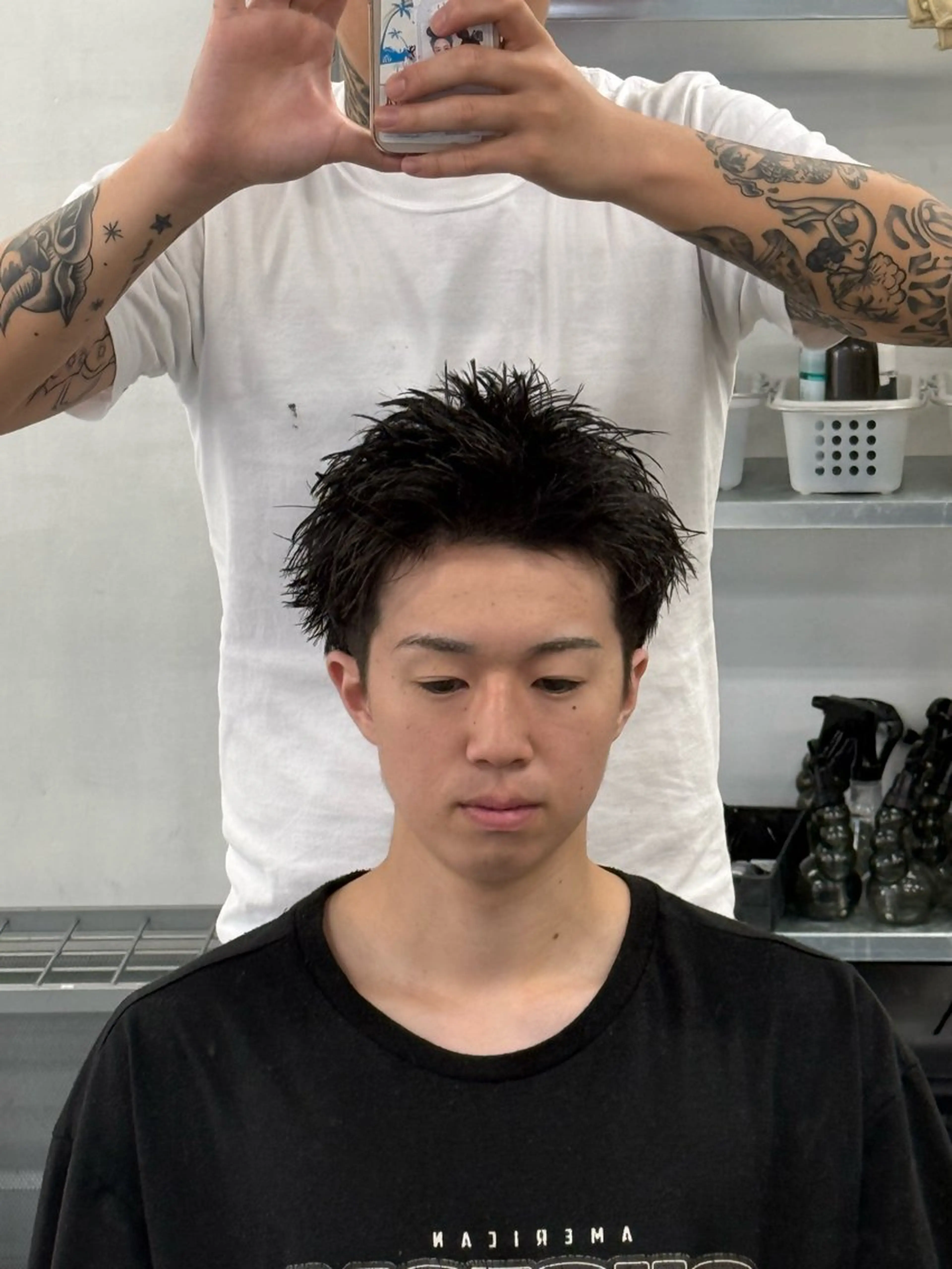 ショート メンズ クラシックスタイル 💈鈴木洵誠のヘアスタイル