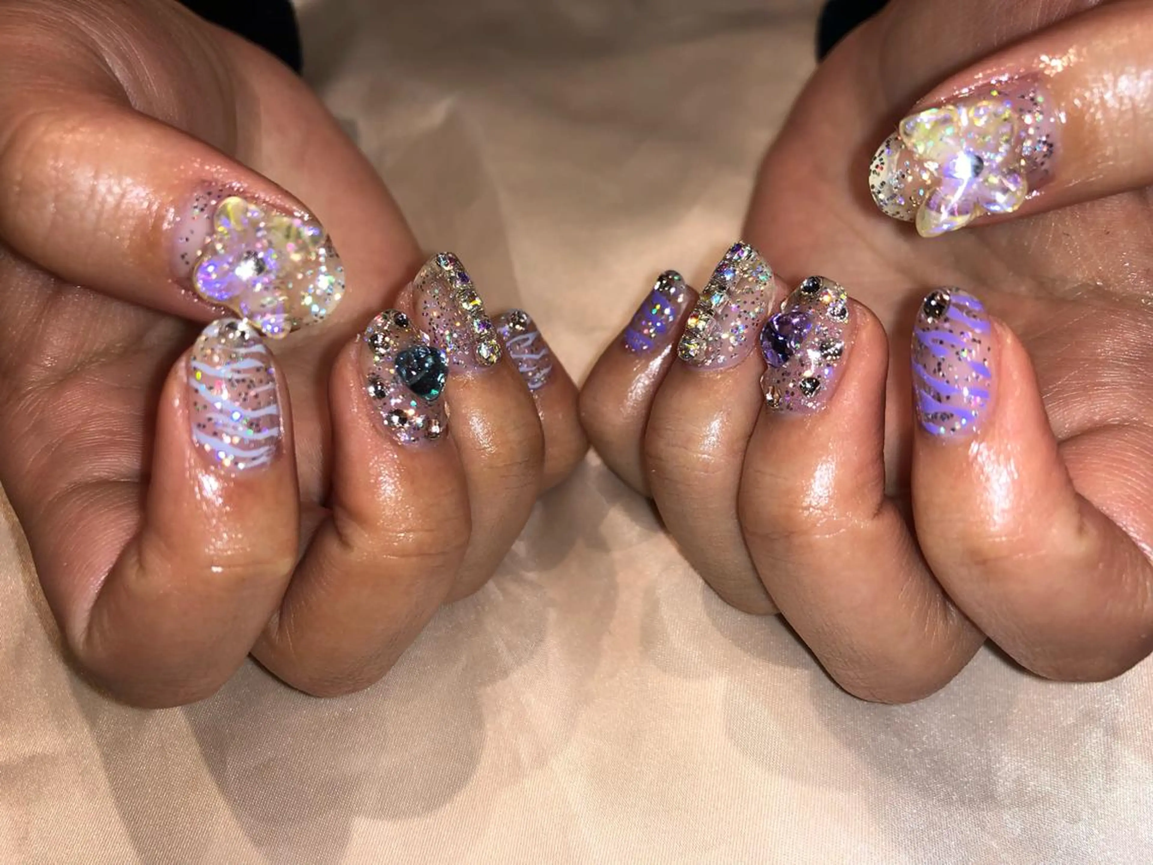 ネイル パラあり！フィルイン 美フォルムのネイルデザイン