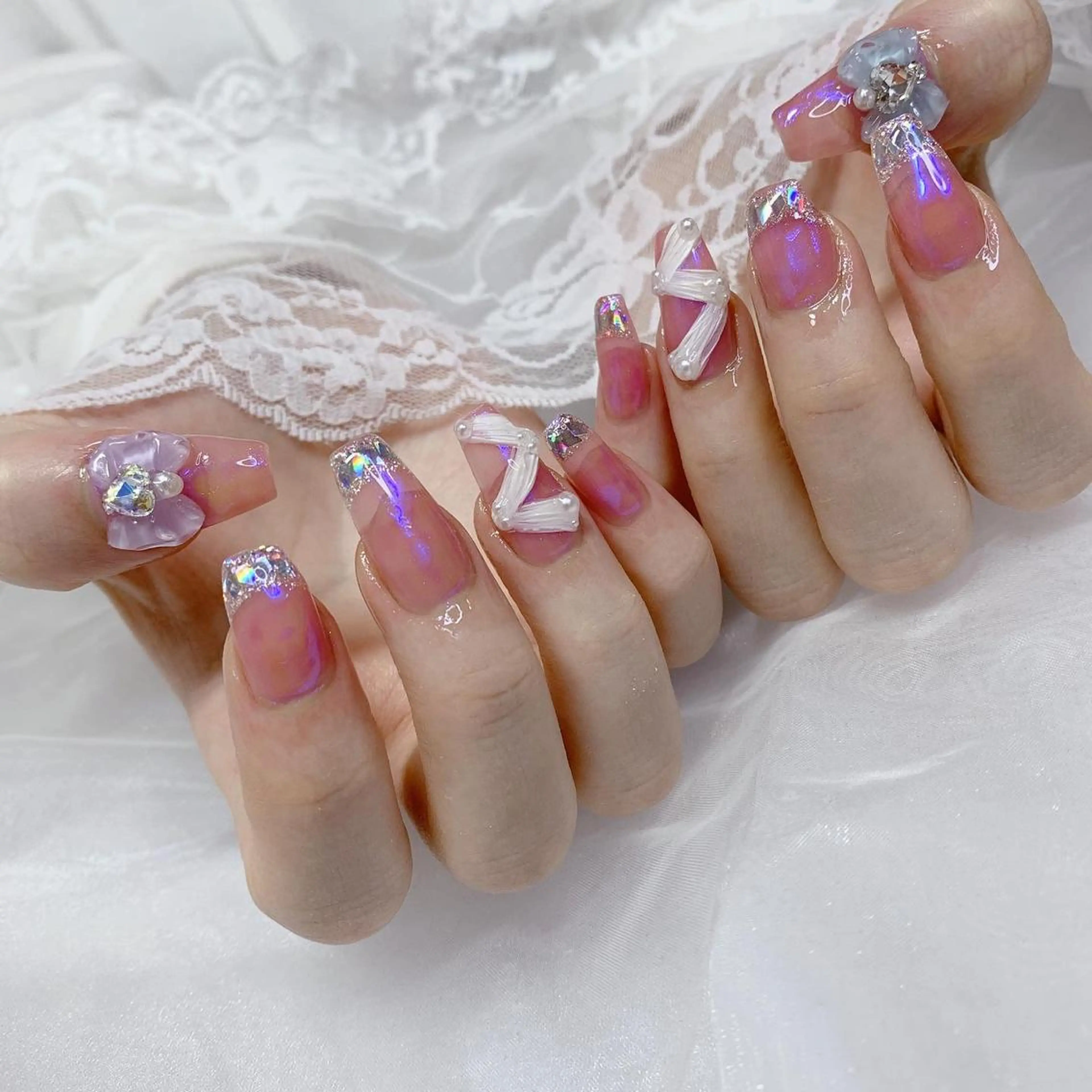 ネイル ハンドネイル La neige* yuki 🐩🌙のネイルデザイン