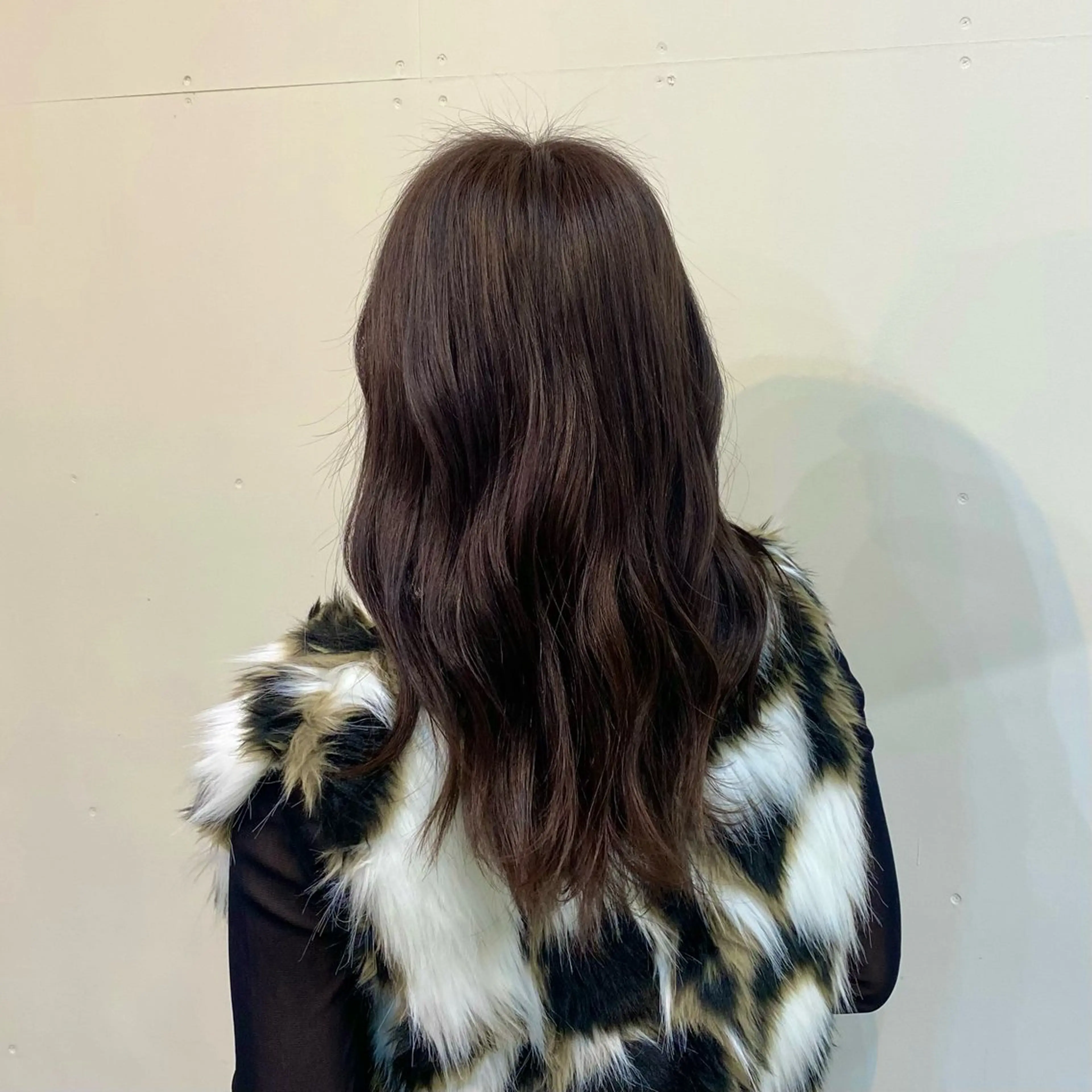 ロング カラー ブラウンカラー ピンクカラー カット ヘアカラー HAIR DESIGN chambord所属・大西 未来のヘアスタイル