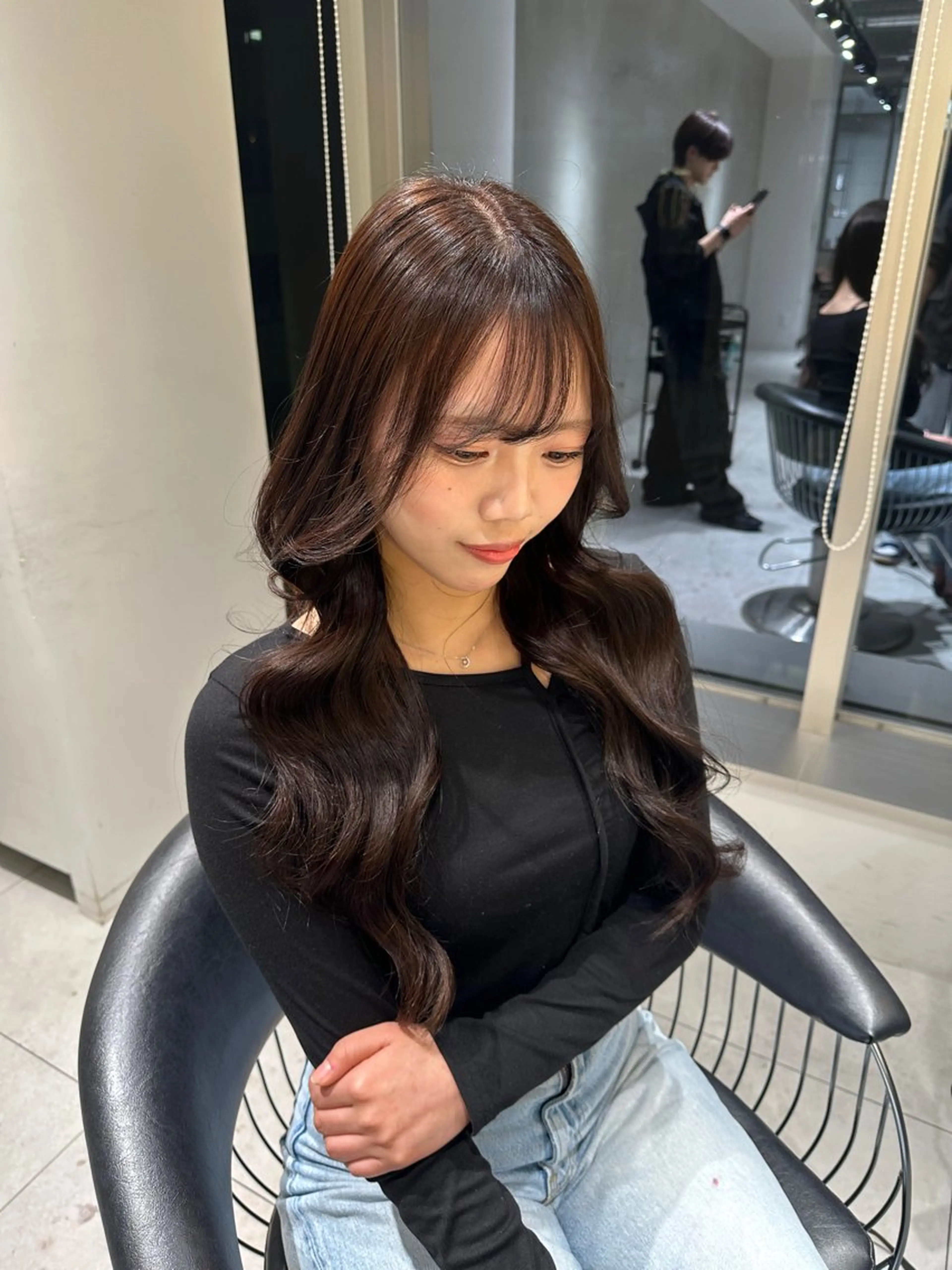 ミディアム ヘアカラー コウスケ/ lond uluのヘアスタイル