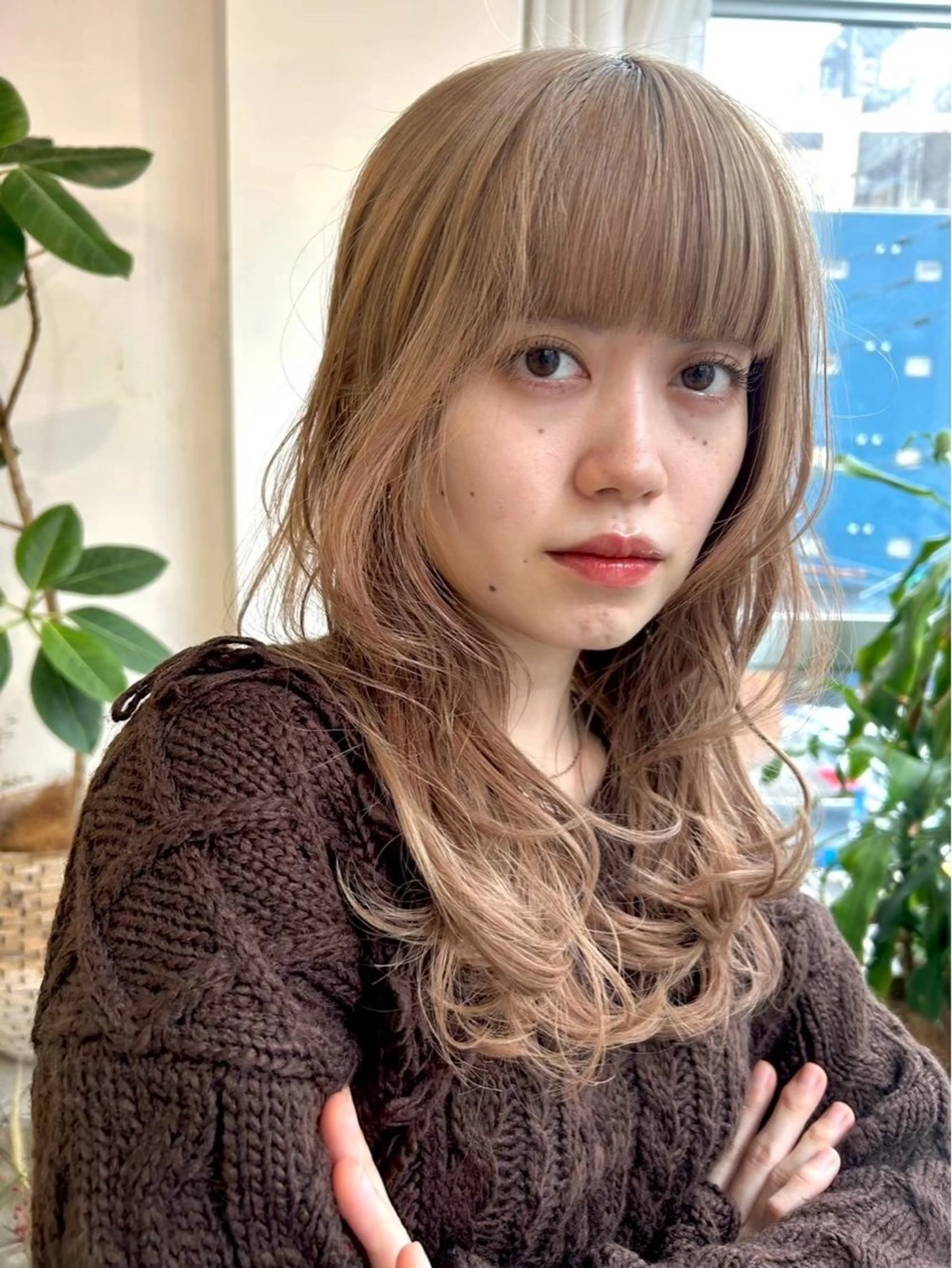 カラー ness kouのヘアスタイル