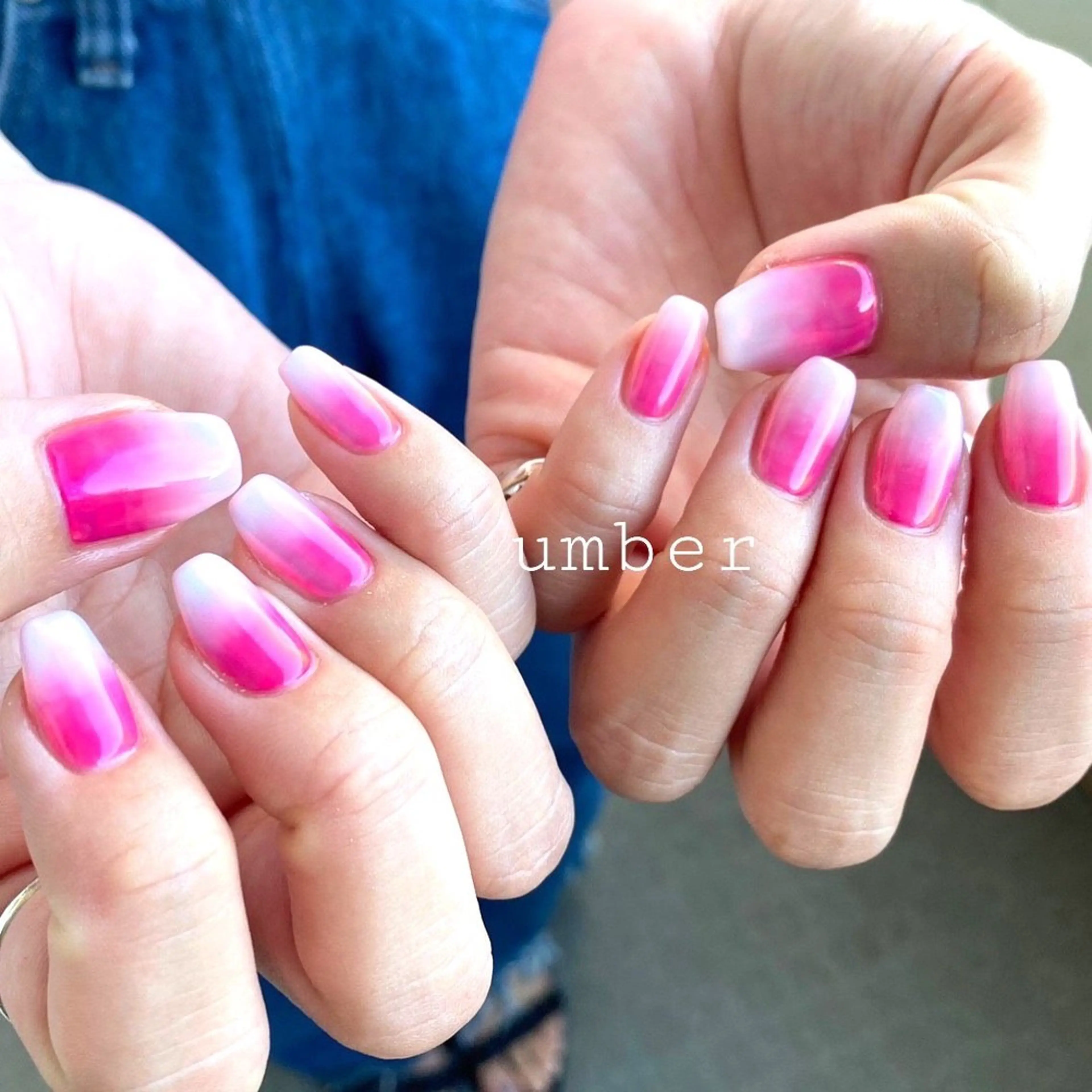 ネイル ハンドネイル umber 三茶1分のネイルデザイン