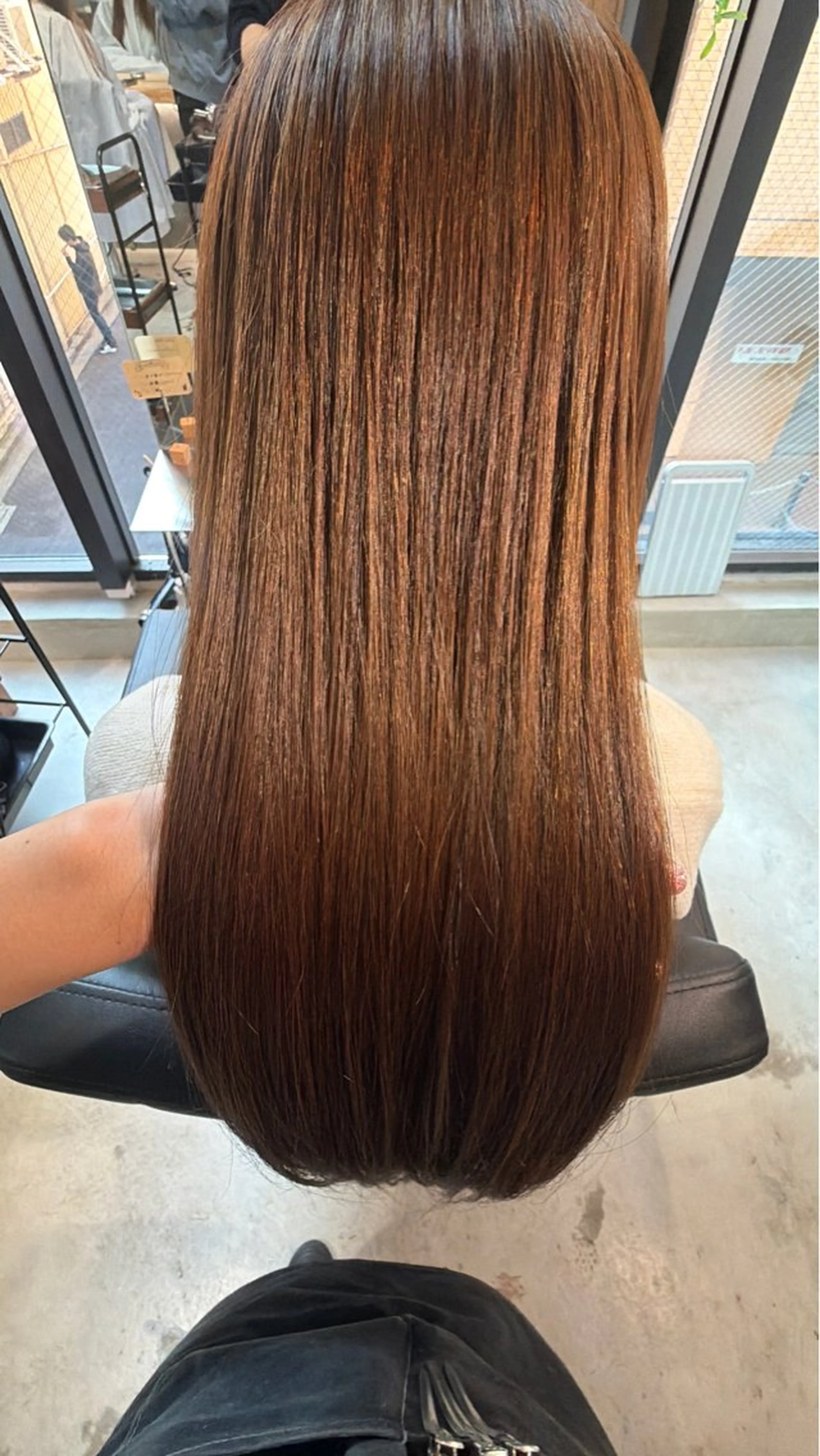 ロング カラー ブラウンカラー オリーブブラウン ヘアカラー サエ💎横浜 カラーモデル募集中のヘアスタイル