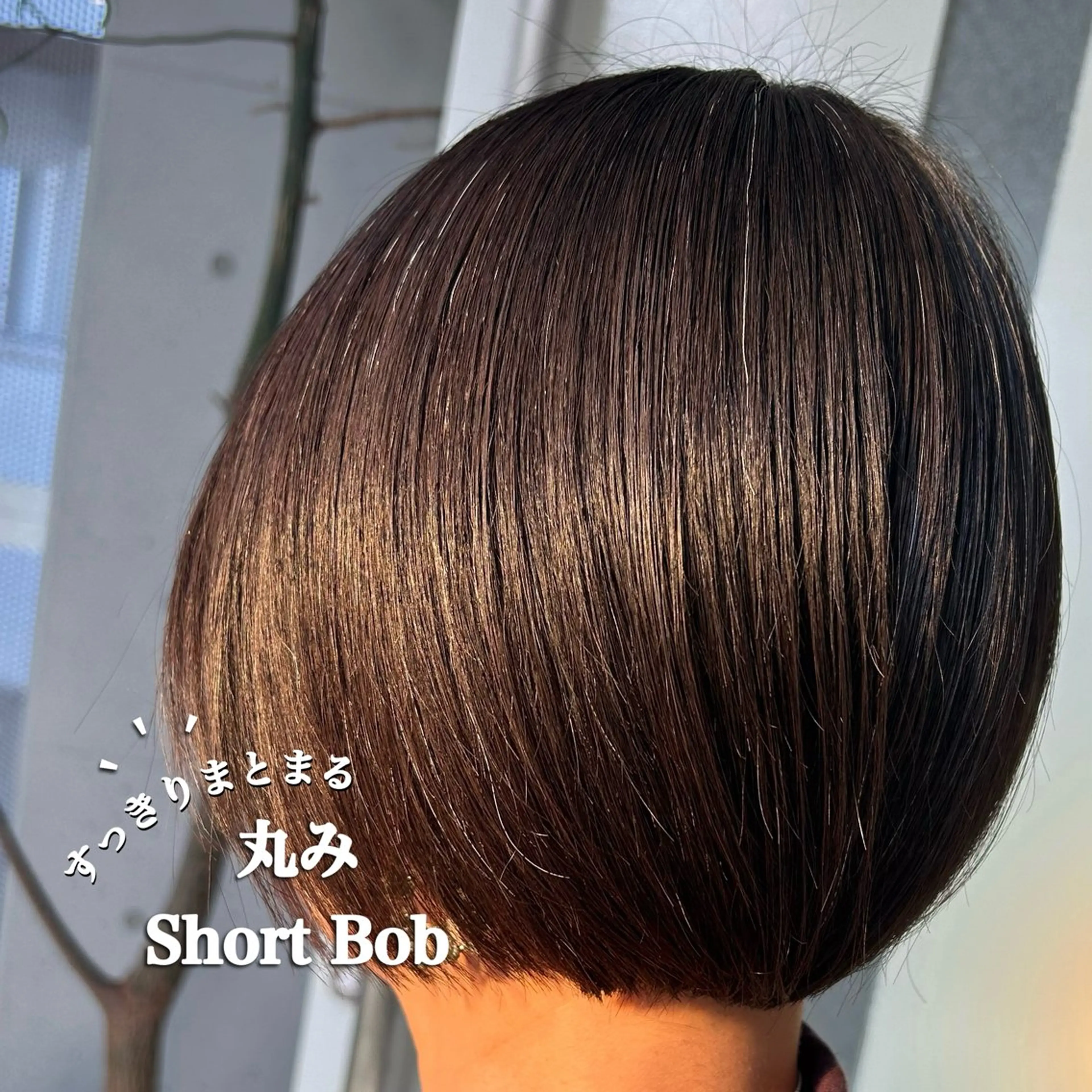 ショート 丸みショート ショートヘア カット 荻野 晴香のヘアスタイル