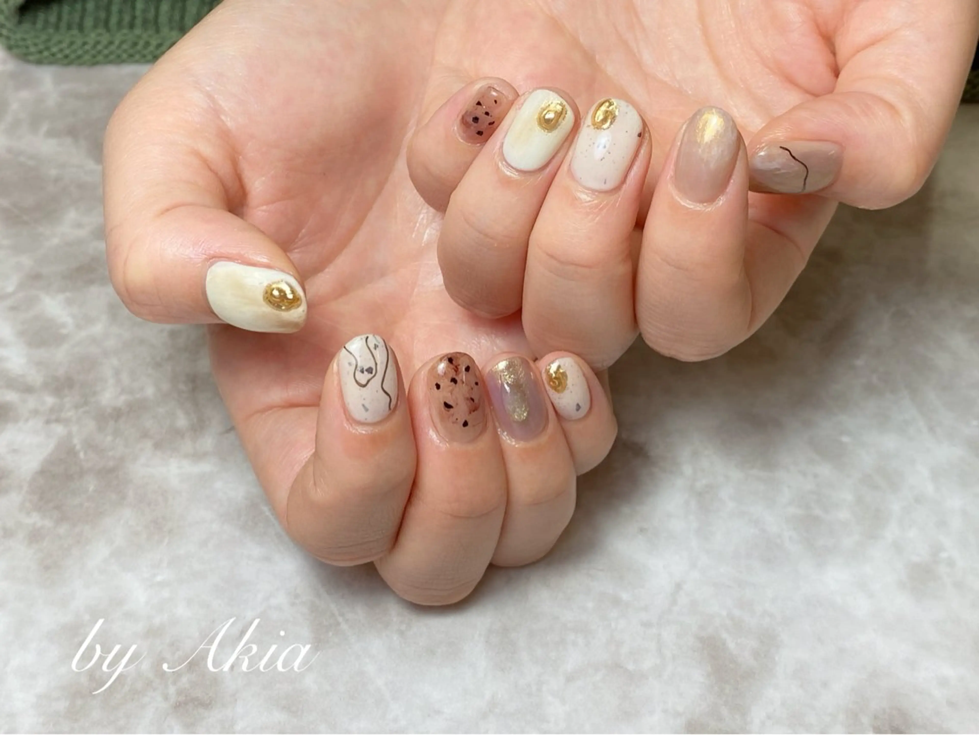 ネイル w wのネイルデザイン