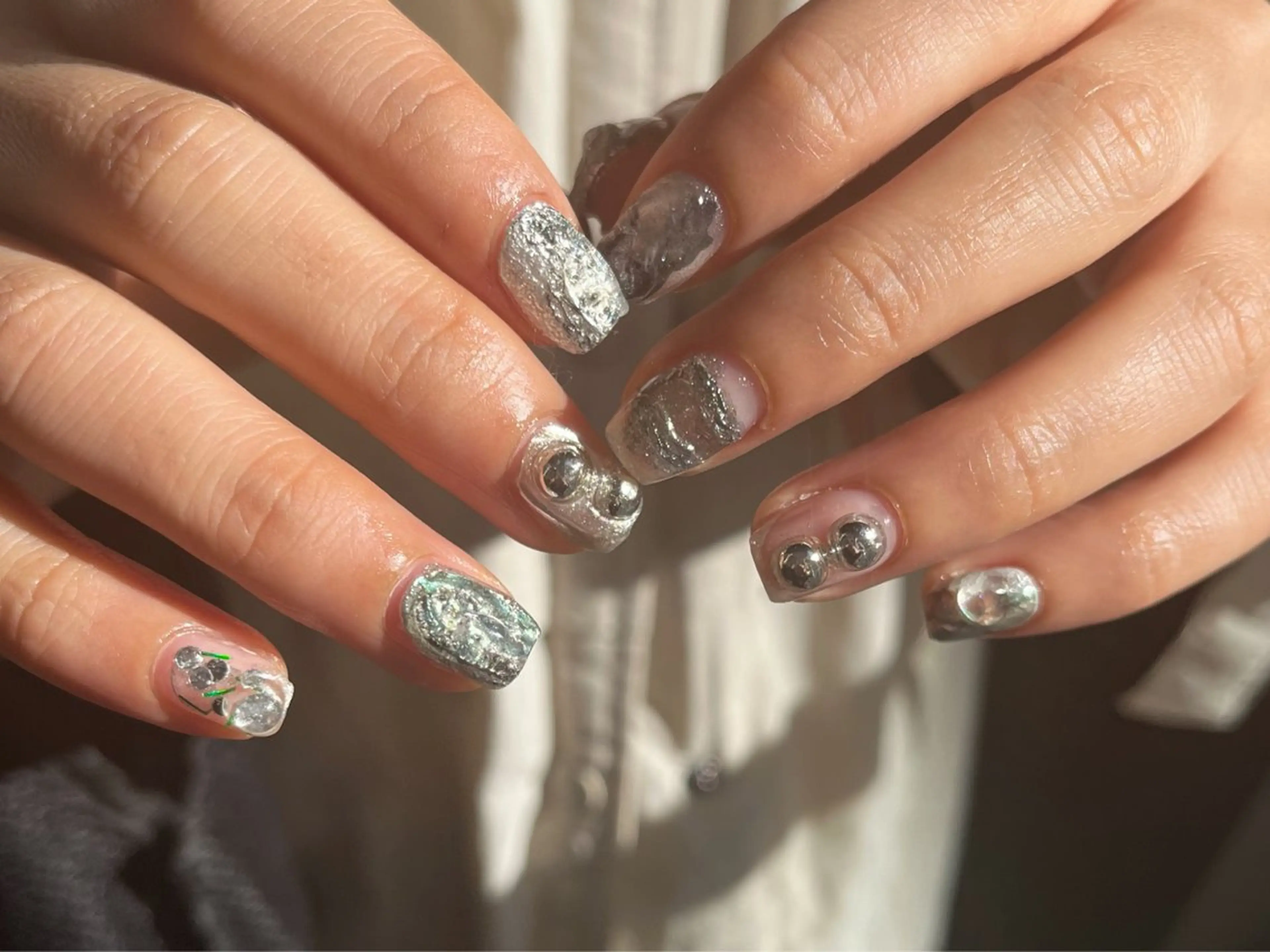 ショート ハンドネイル フットネイル @Unica_ honmachiのネイルデザイン