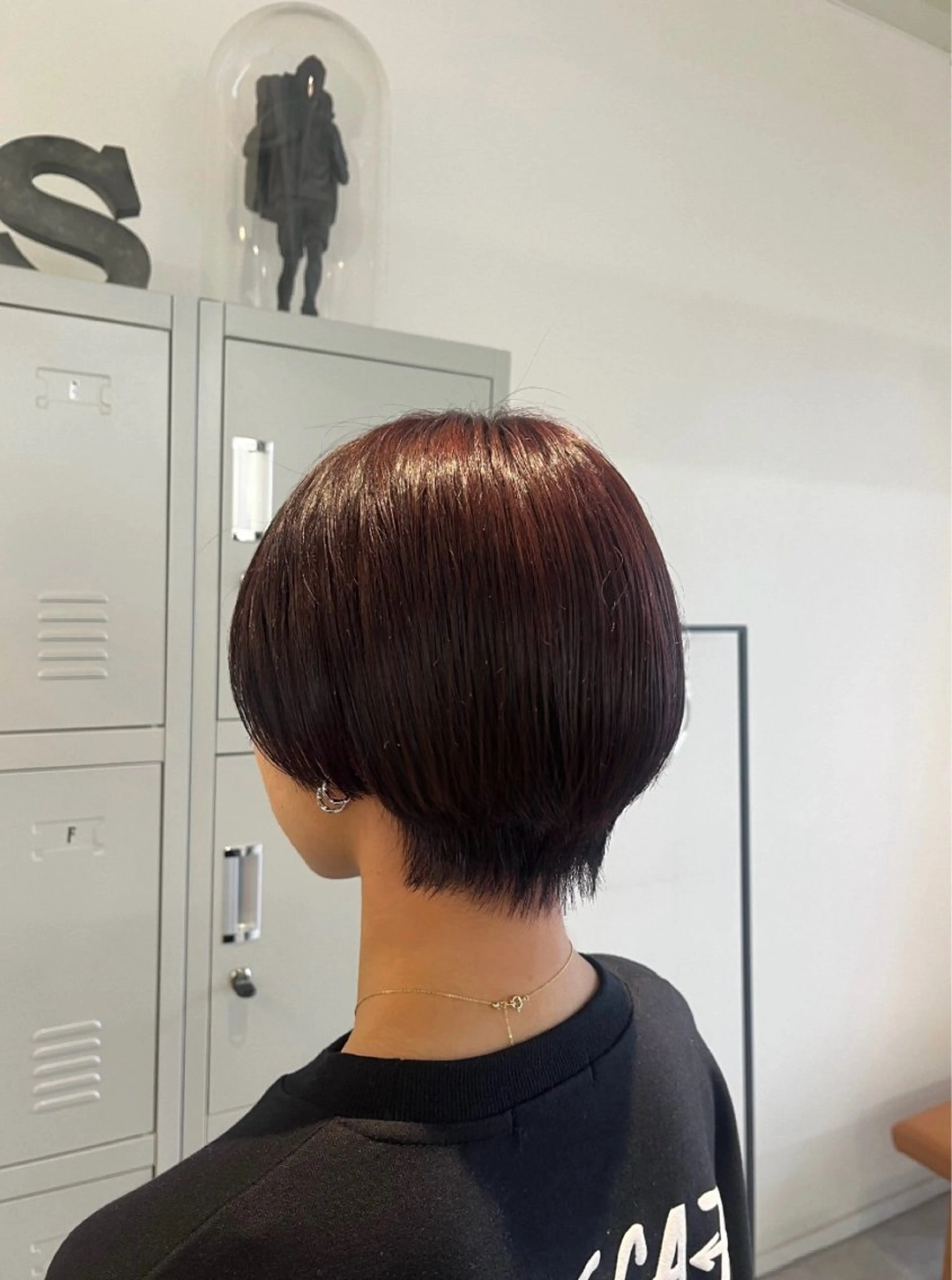 カラー ブラウンカラー ピンクカラー サワダ ミナミのヘアスタイル