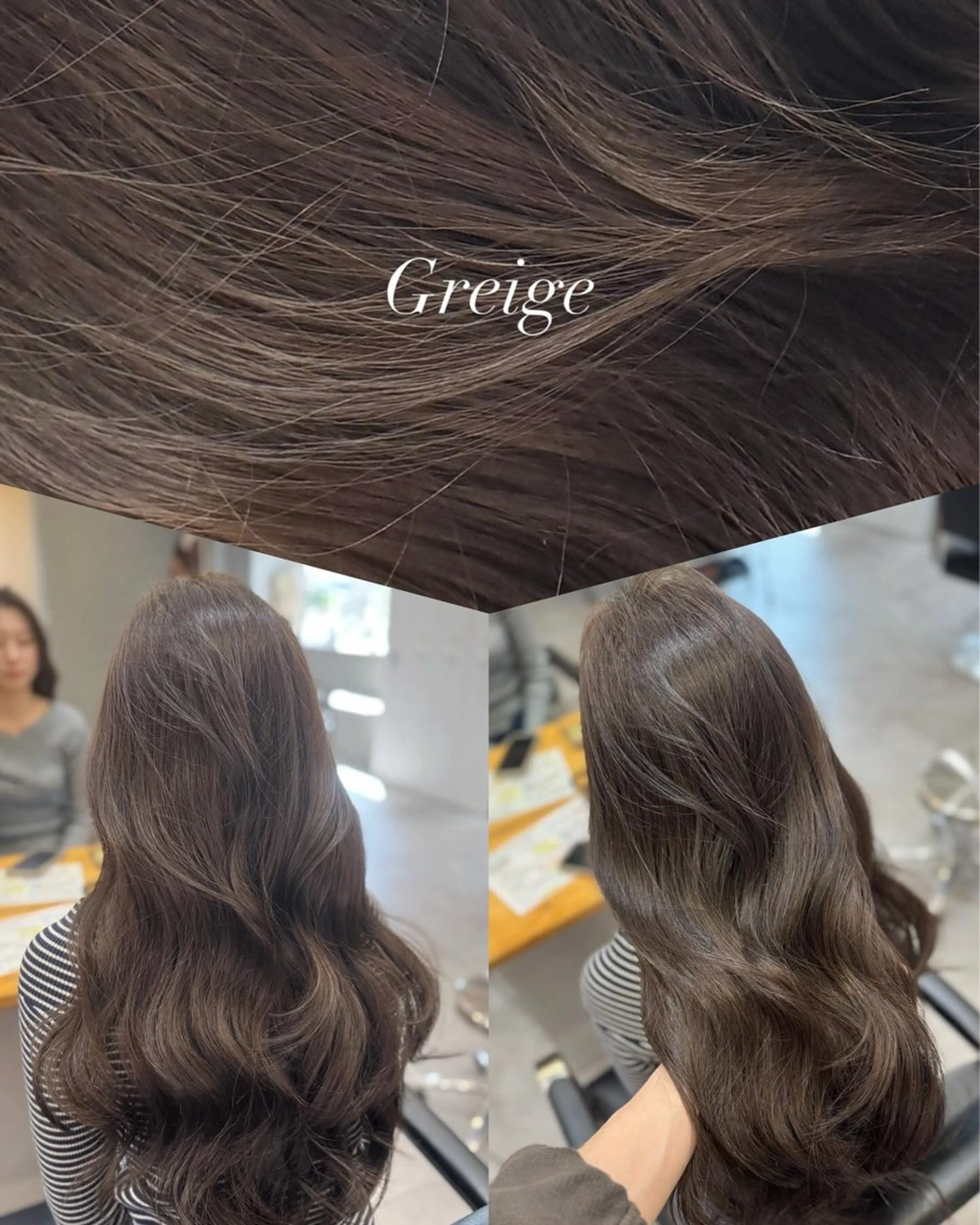 ロング カラー 宮本 優のヘアスタイル