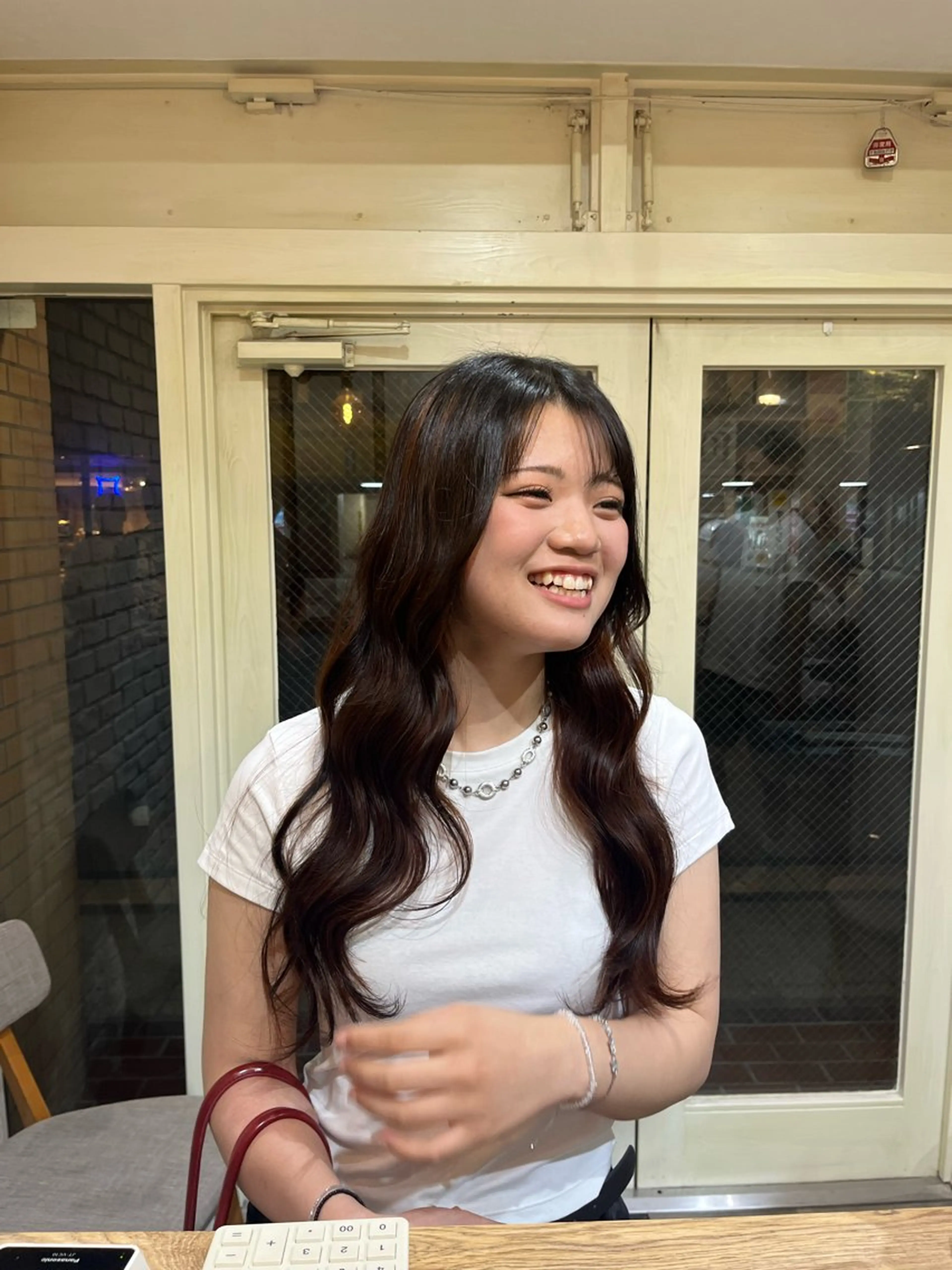 ロング トリートメント ミジュ/ ハイトーンのヘアスタイル