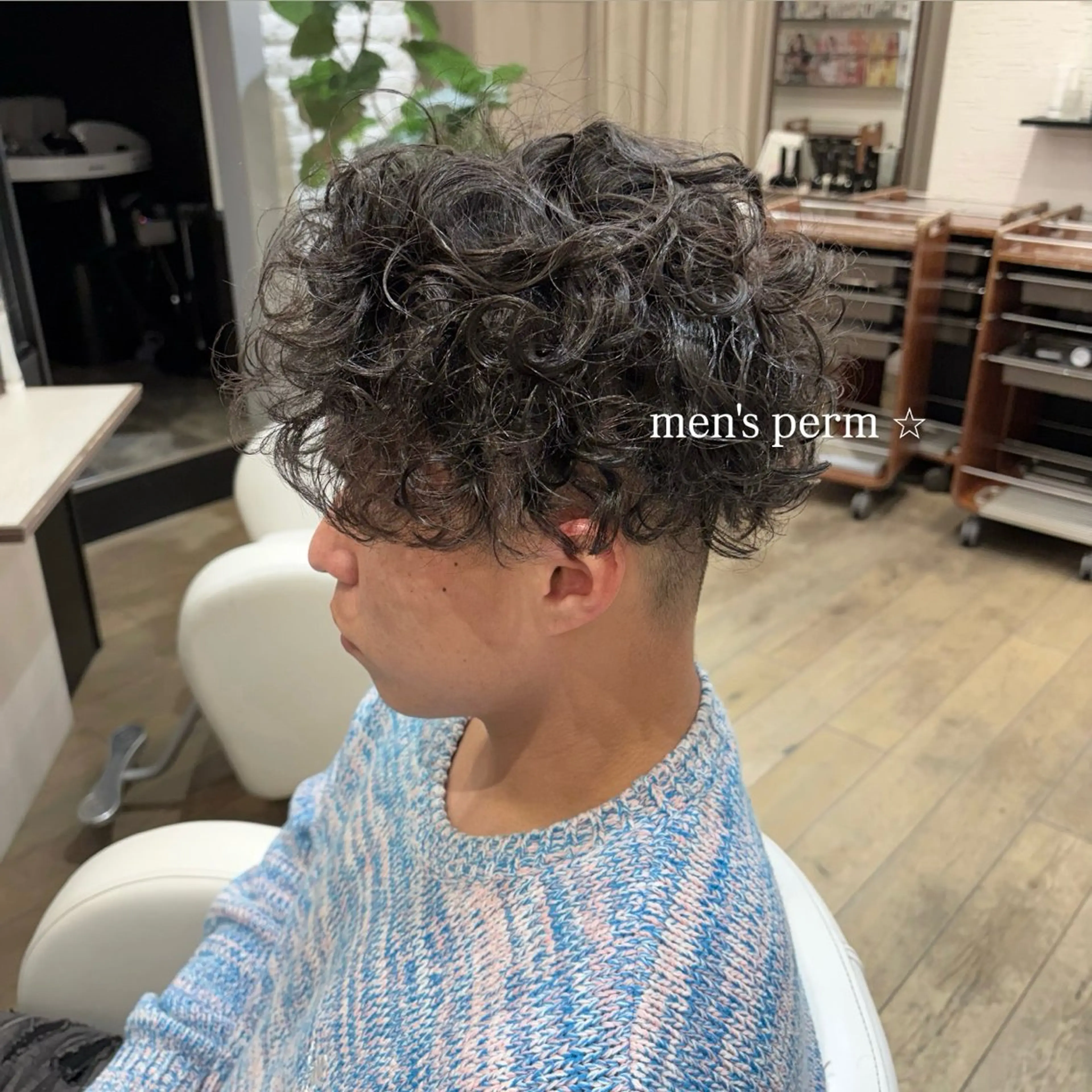 メンズ メンズパーマ プードルパーマ プードルパーマ パーマ 🫧 河内 瑠莉  🫧のヘアスタイル