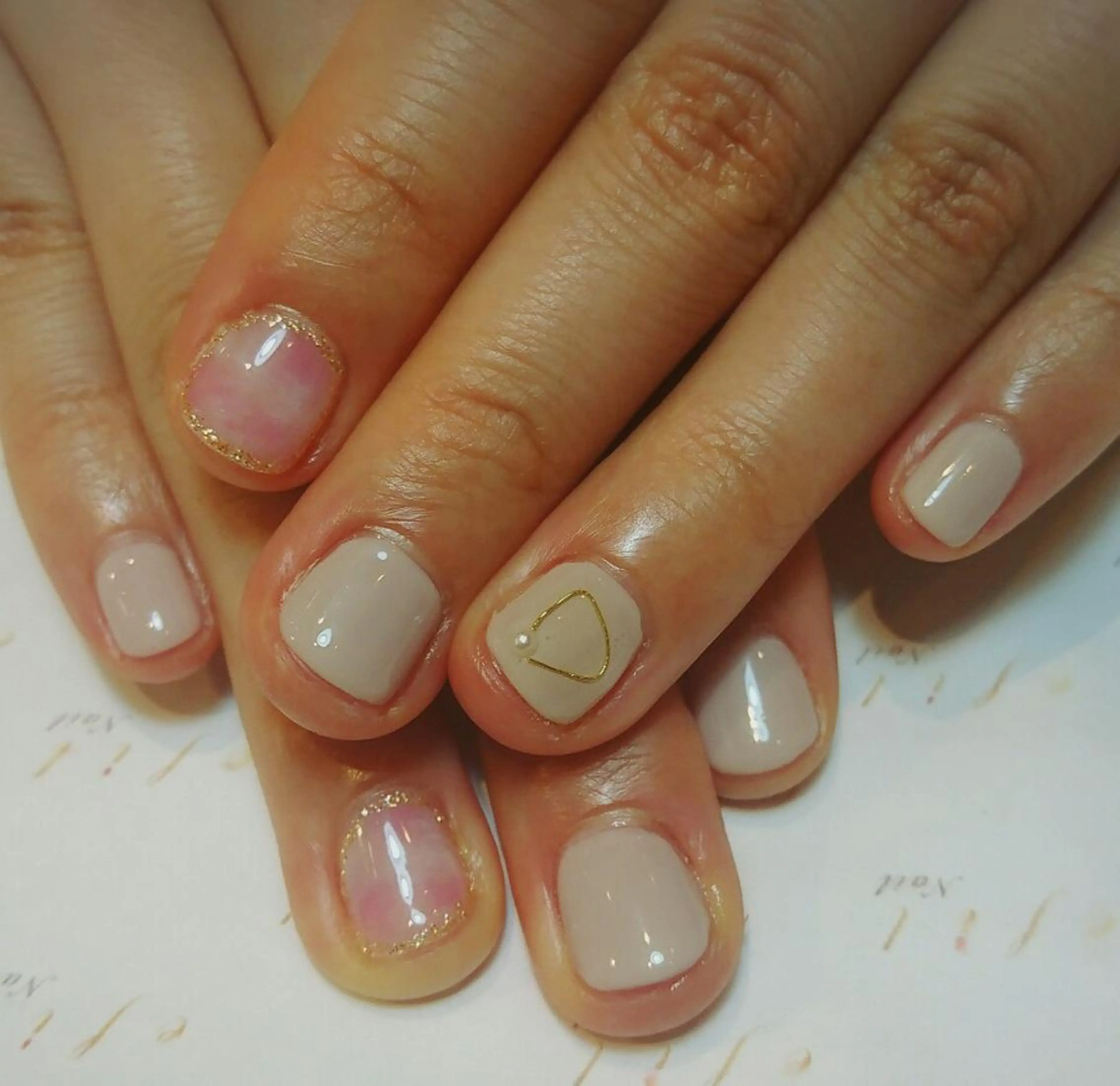 ネイル ジェルネイル みー shakushiroのネイルデザイン