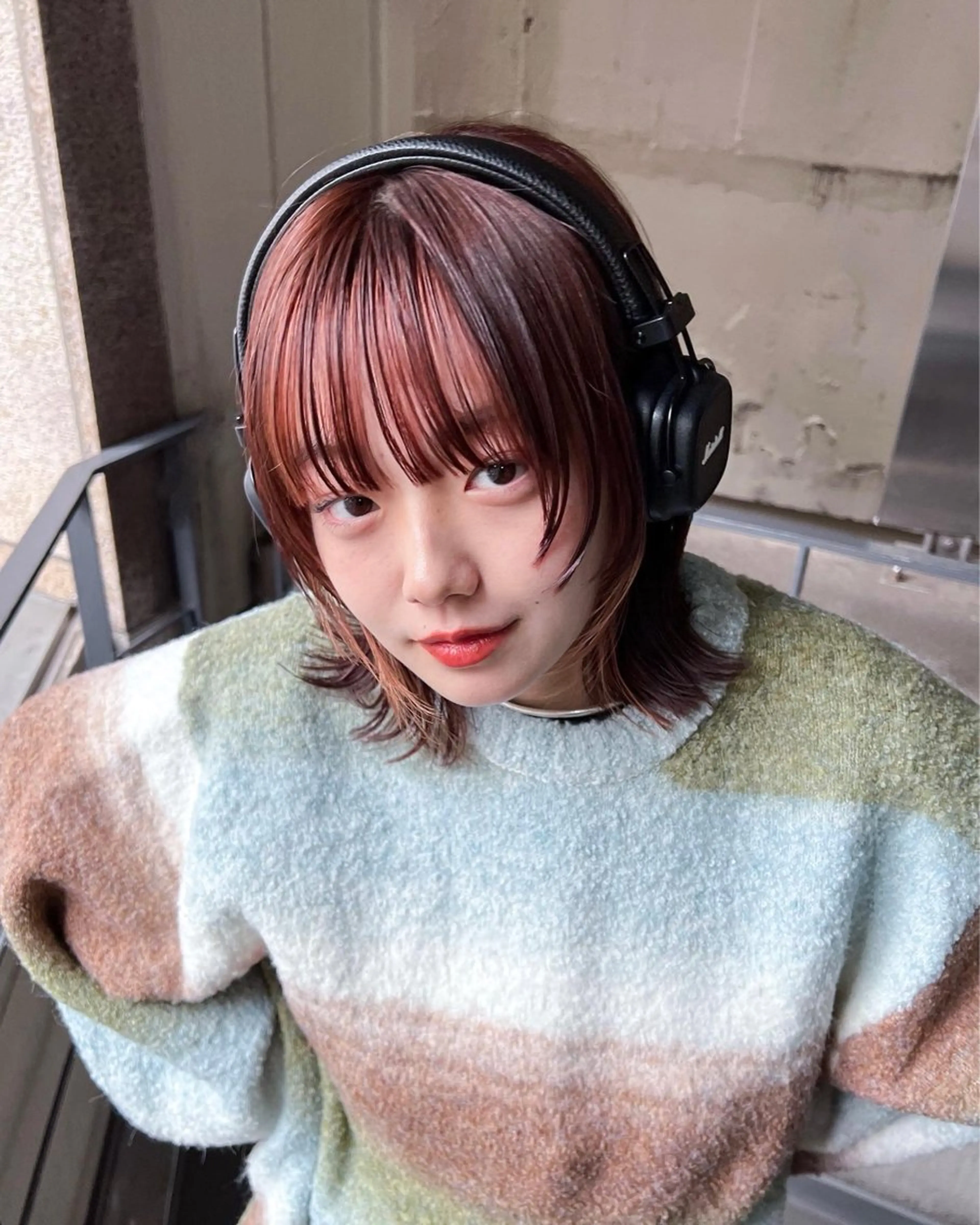 ショート カラー レイヤーカット パーマモデル募集中 Unami 太田英寿のヘアスタイル