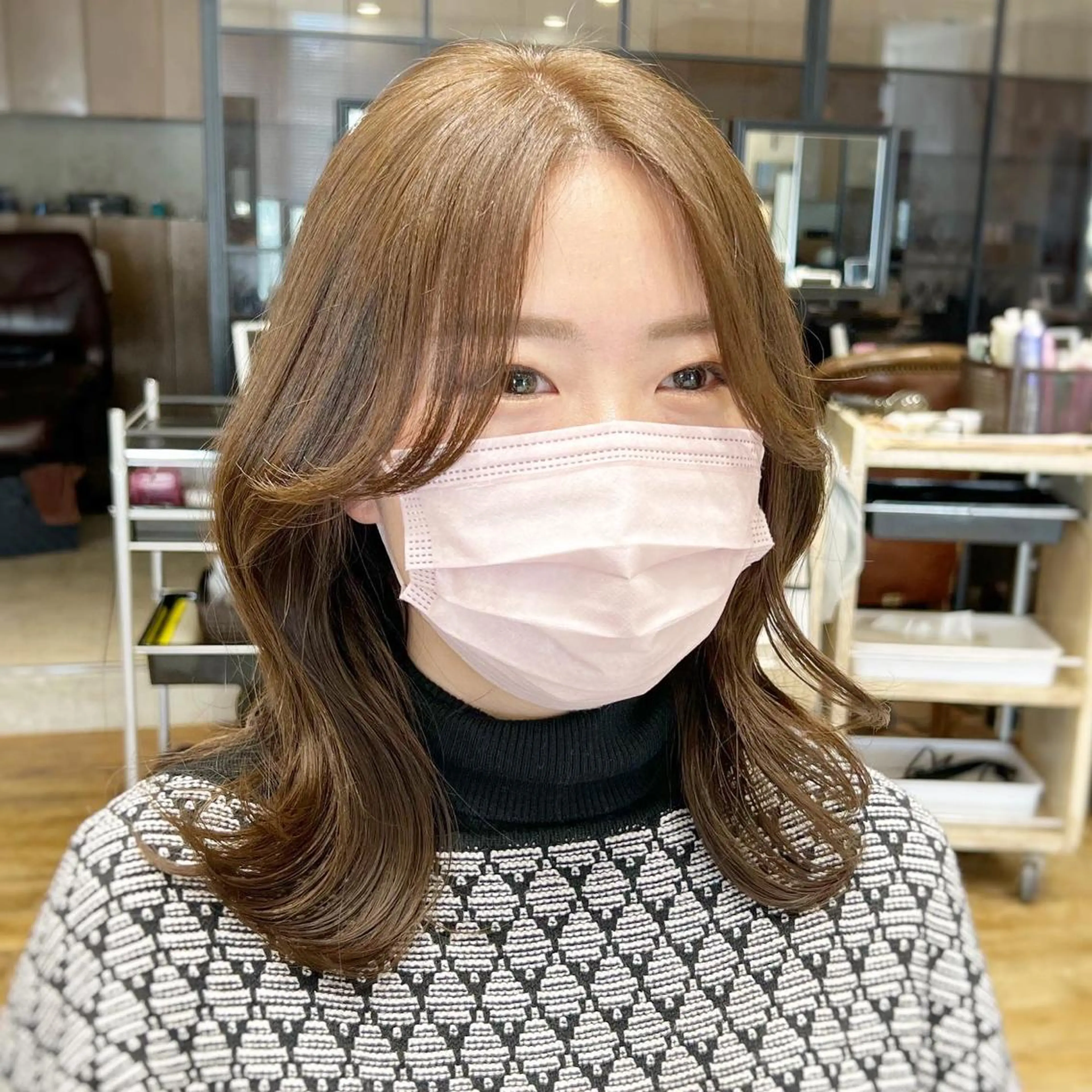 ロング 💍新宿ショート 💍岩田莉奈のヘアスタイル