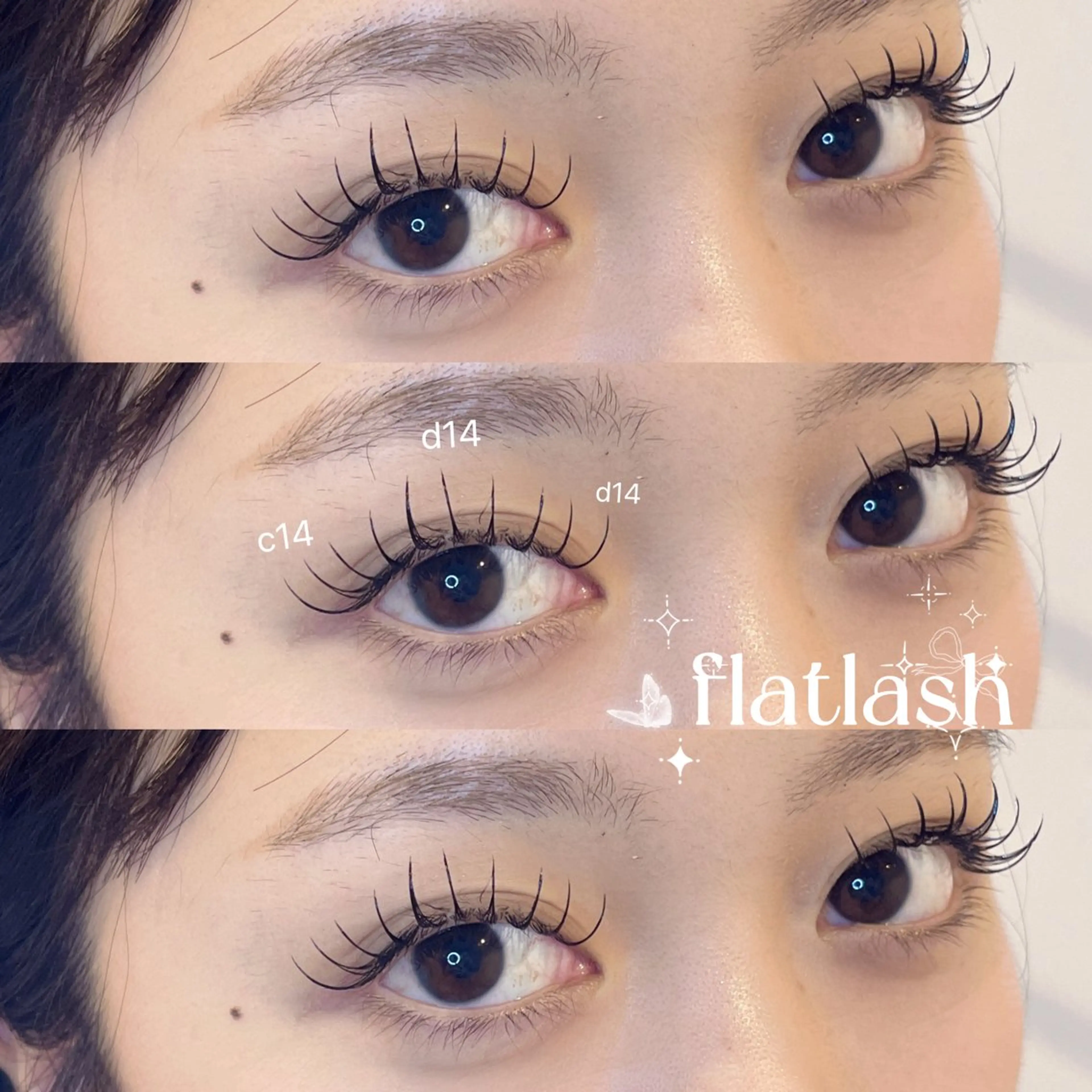 マツエク・マツパ マツエク Mell Yuuna ♡パリエク /束感のマツエク・マツパデザイン