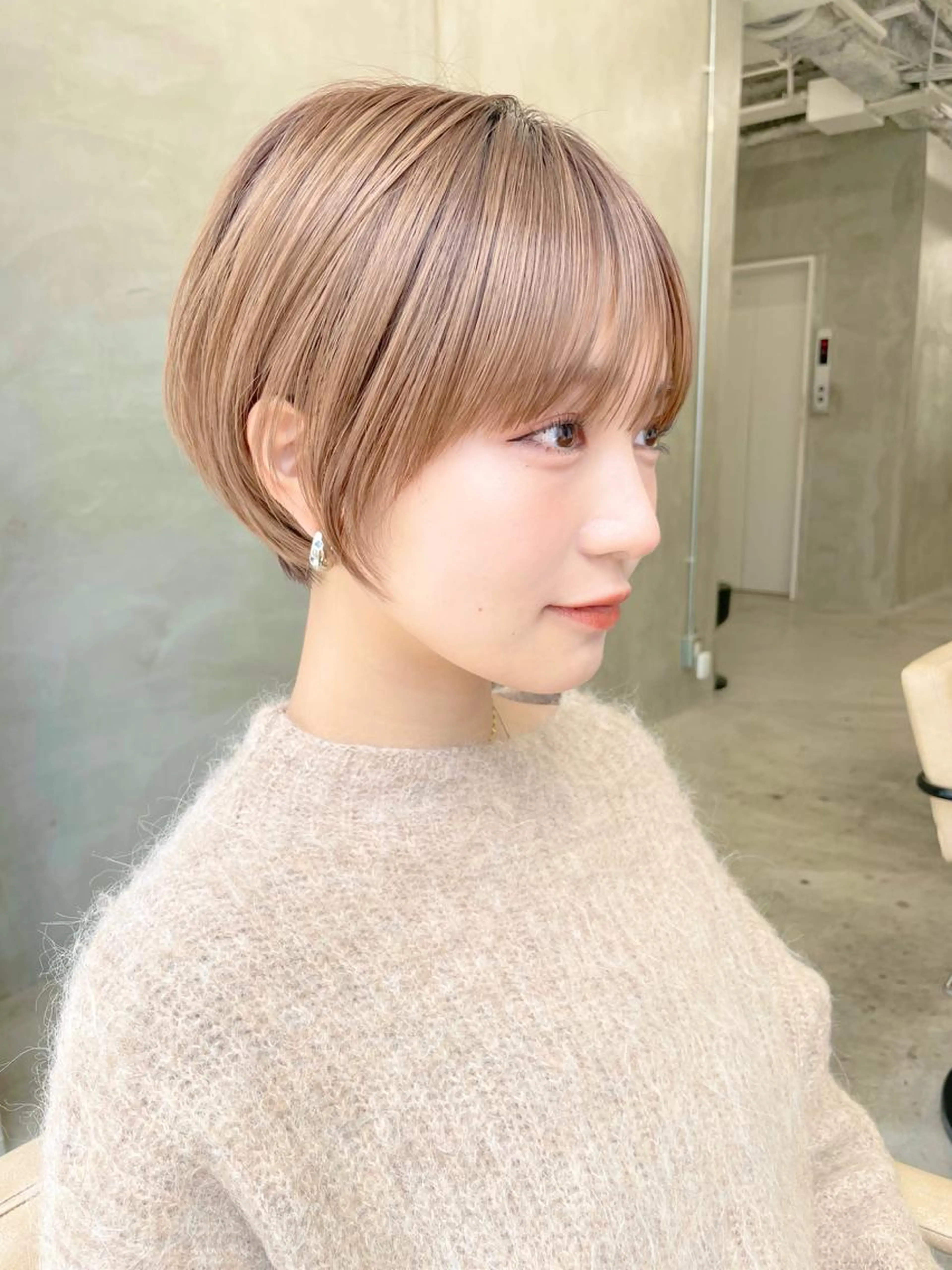 💎minimo新規限定💎似合わせカット＋外国人風カラー＋2stepトリートメント  [ショートカット ウルフ ボブ]の写真