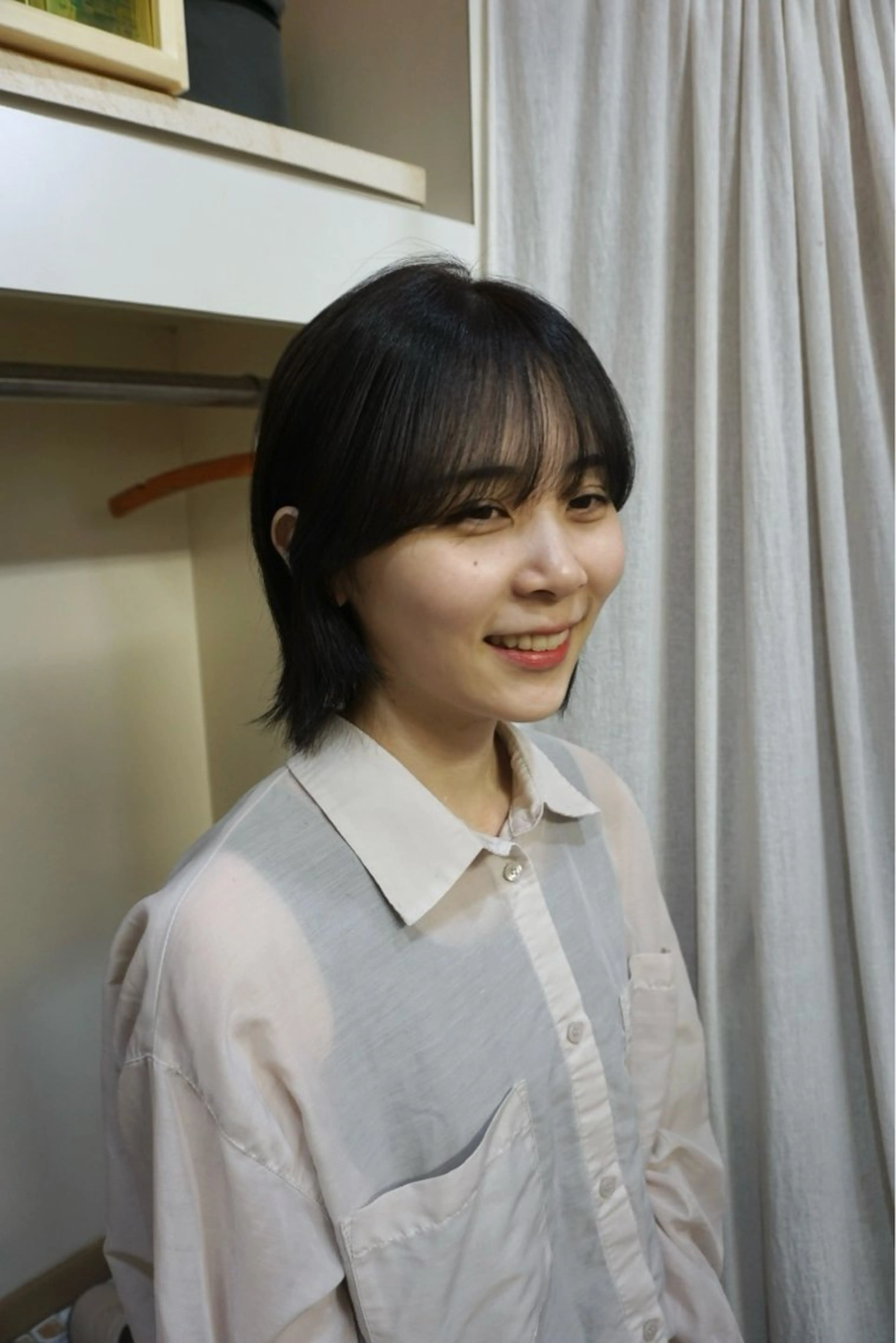 ミディアム カラー 小林 かんなのヘアスタイル