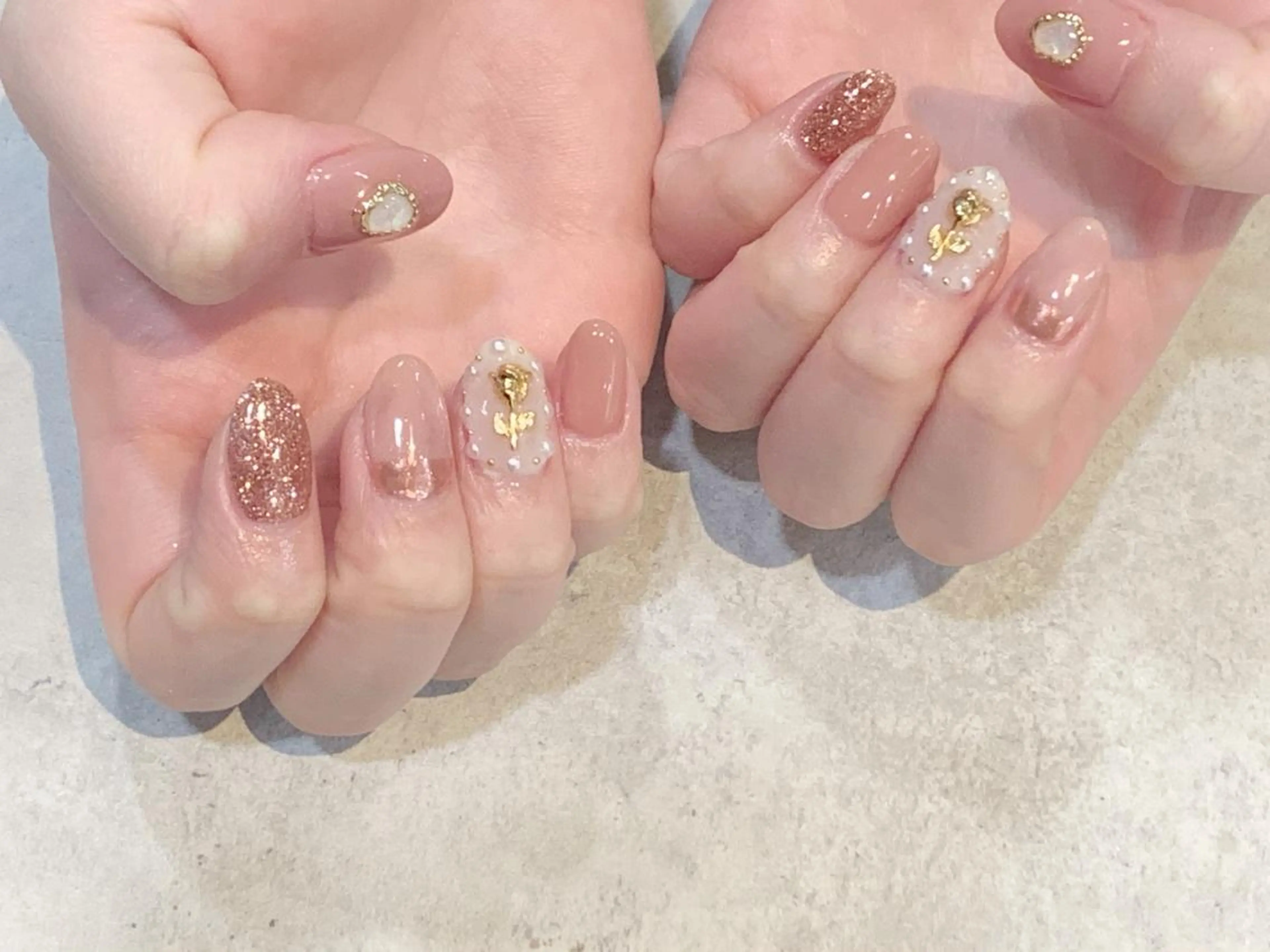 ネイル ハンドネイル 金田 純香のネイルデザイン