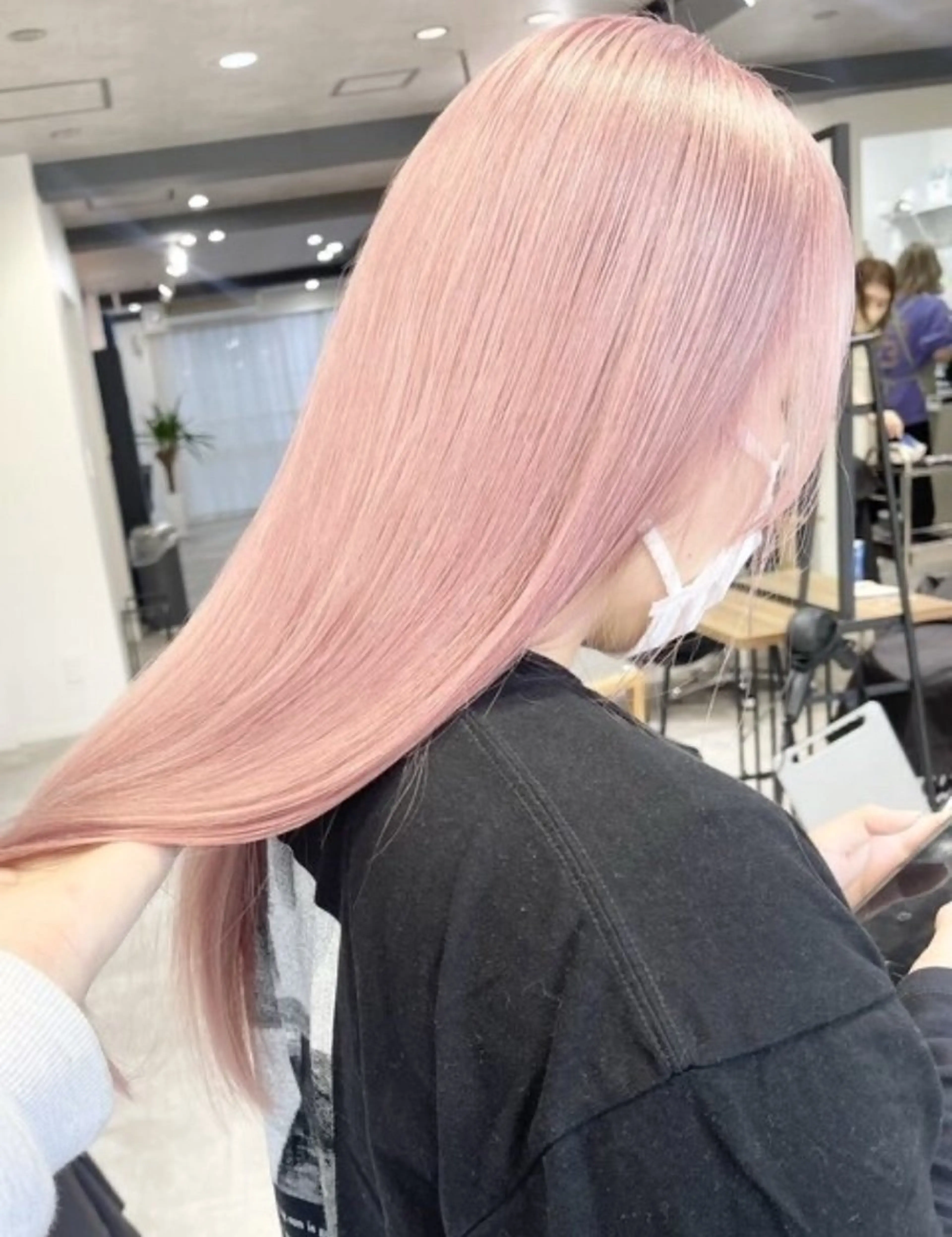 ロング カラー 🐰うる艶透明感 カラー🎀ゆずなのヘアスタイル