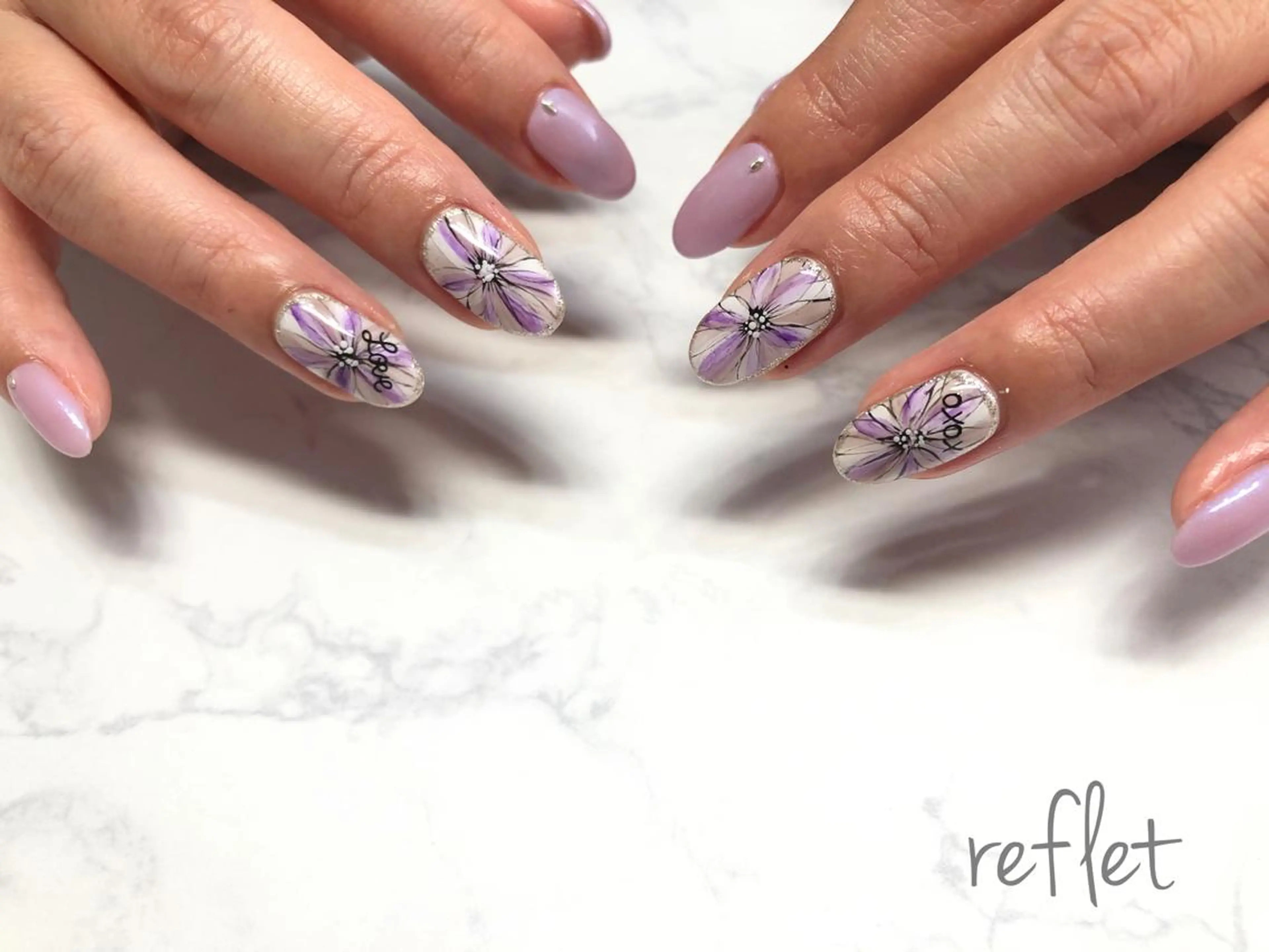ネイル ハンドネイル reflet nailのネイルデザイン